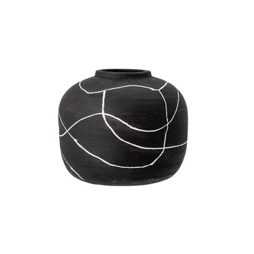 Niza 테라코타 화병 16.5 cm - black - Bloomingville | 블루밍빌