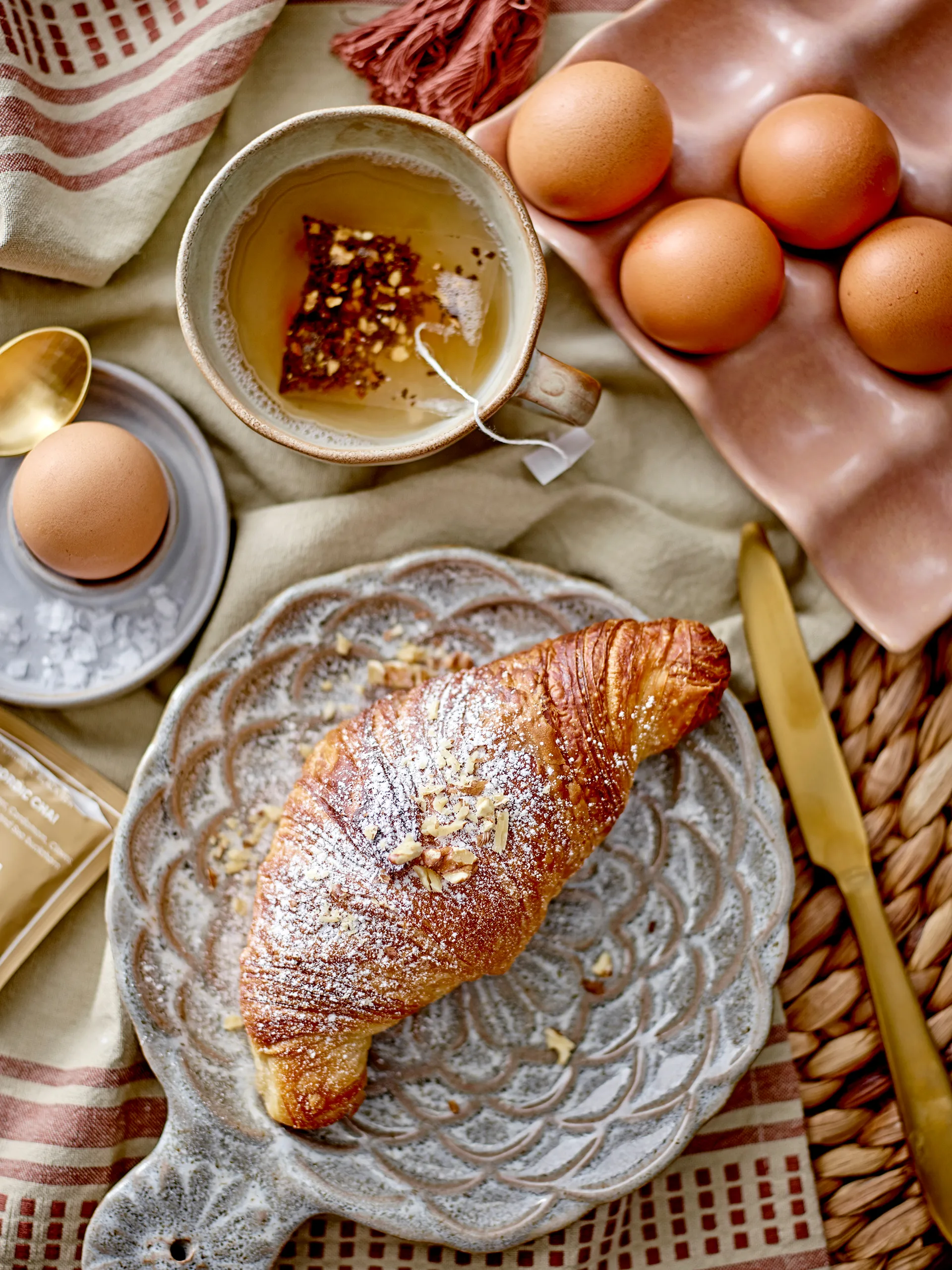 릴라 에그 컵 세트 om 2, grey-white Bloomingville | 블루밍빌