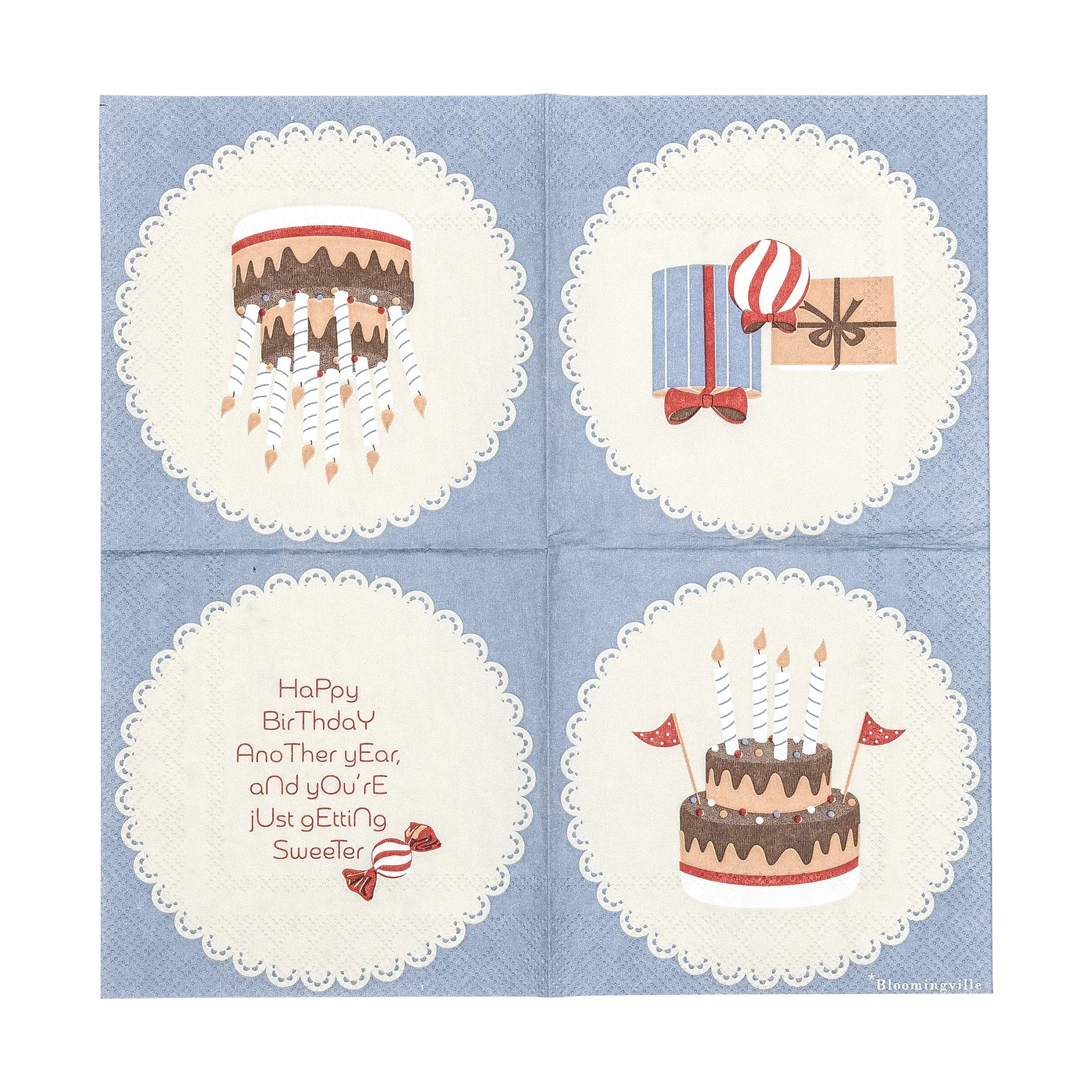 Oscar 냅킨 20팩, Bla Bloomingville | 블루밍빌