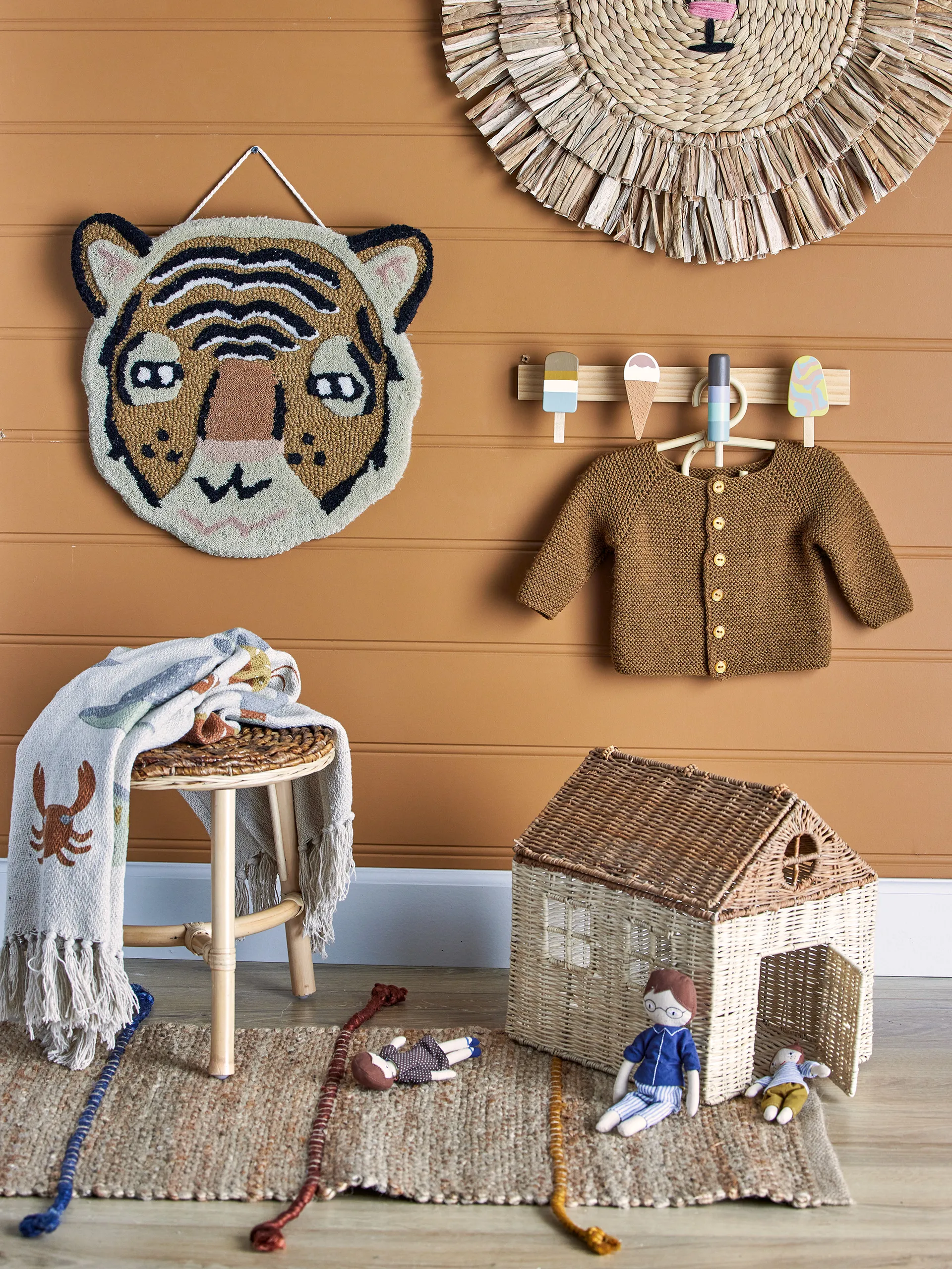 Pacey 벽 장식 Ø40 cm, Tiger Bloomingville | 블루밍빌