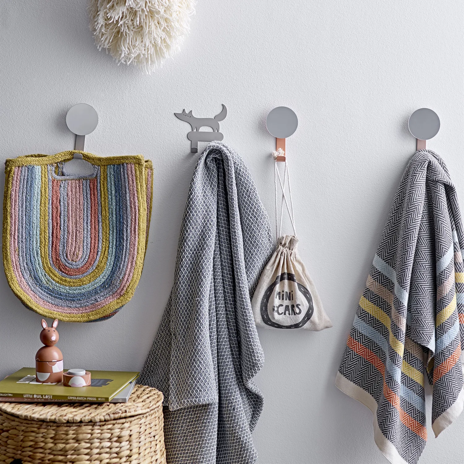 블루밍빌 덮개 있는 바스켓, Panda Bloomingville | 블루밍빌