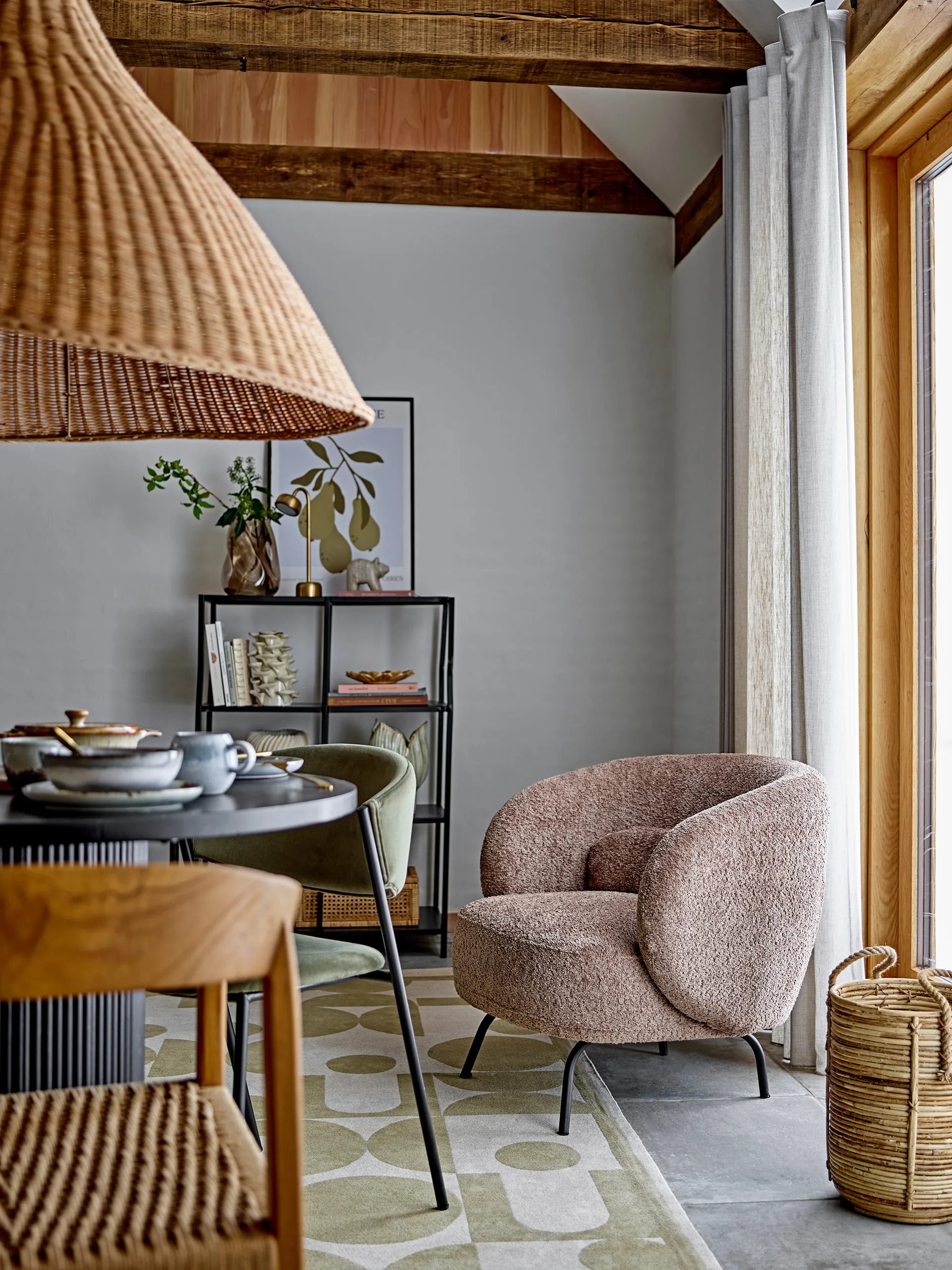 Poire 포스터 & 프레임 52x72 cm, Poire-black pine Bloomingville | 블루밍빌