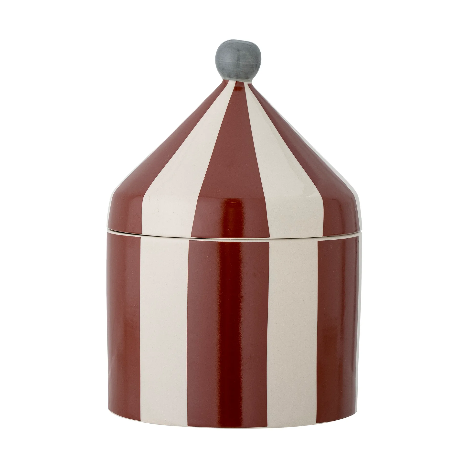 뚜껑이 달린 치미 항아리, Red Bloomingville | 블루밍빌