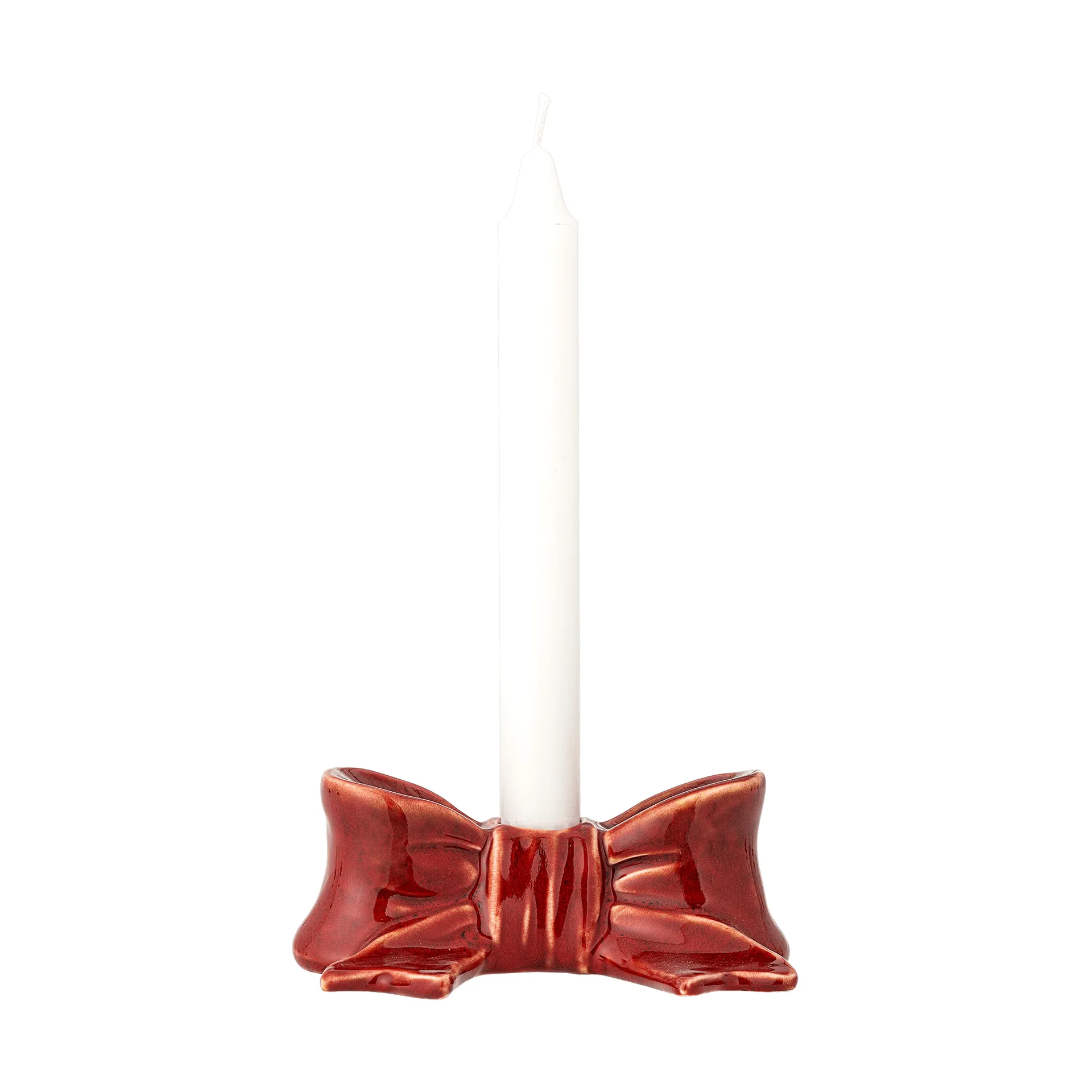 보우 캔들홀더, Röd, 11,5 cm Bloomingville | 블루밍빌