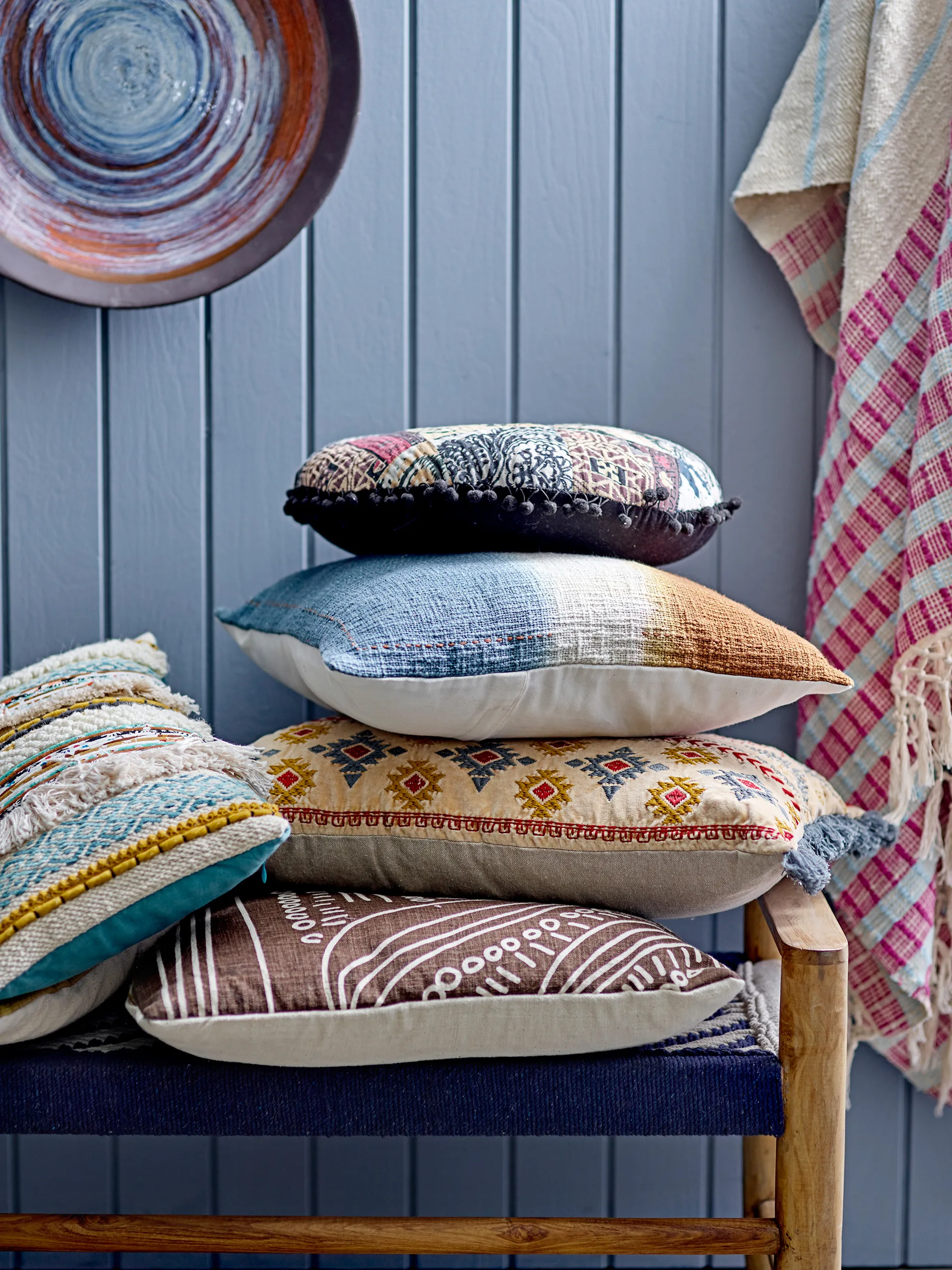 Romir 쿠션 45x45 cm, Brown Bloomingville | 블루밍빌