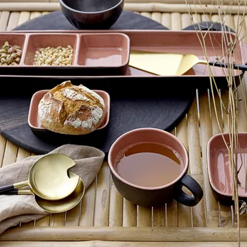 블루밍빌 salad 커트러리 2 pieces - black-gold - Bloomingville | 블루밍빌