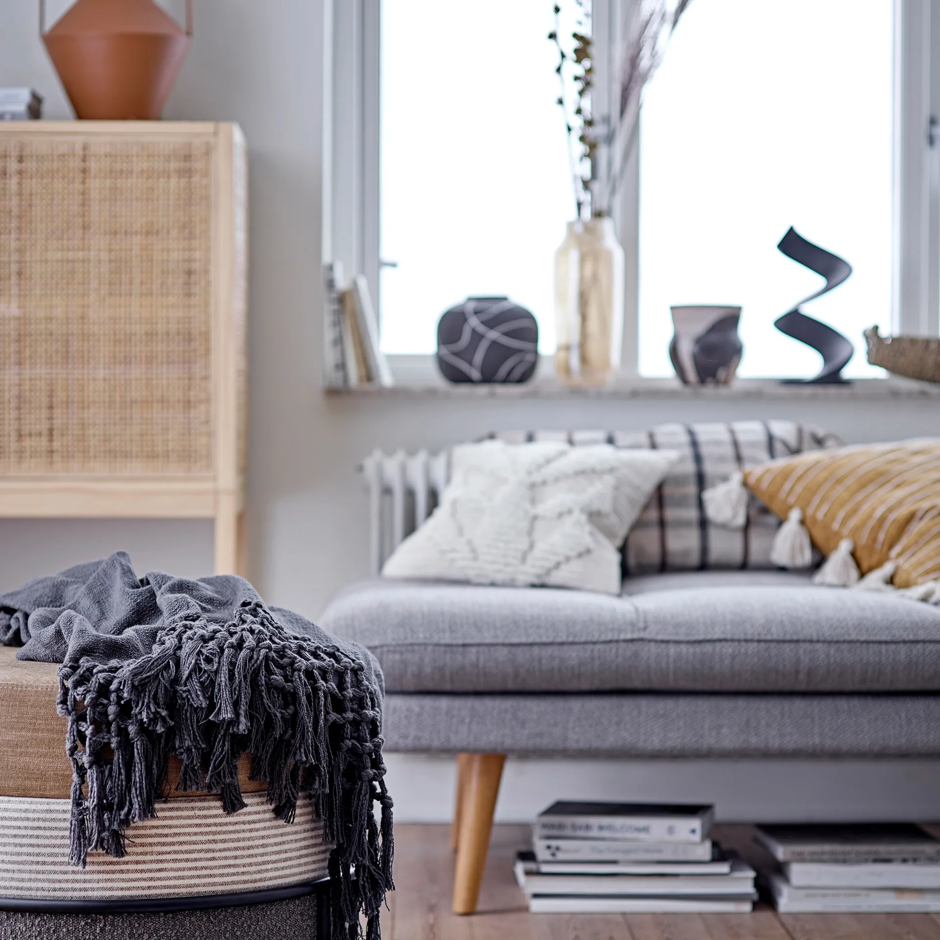 Siele 장식용 조각 32 cm, black Bloomingville | 블루밍빌