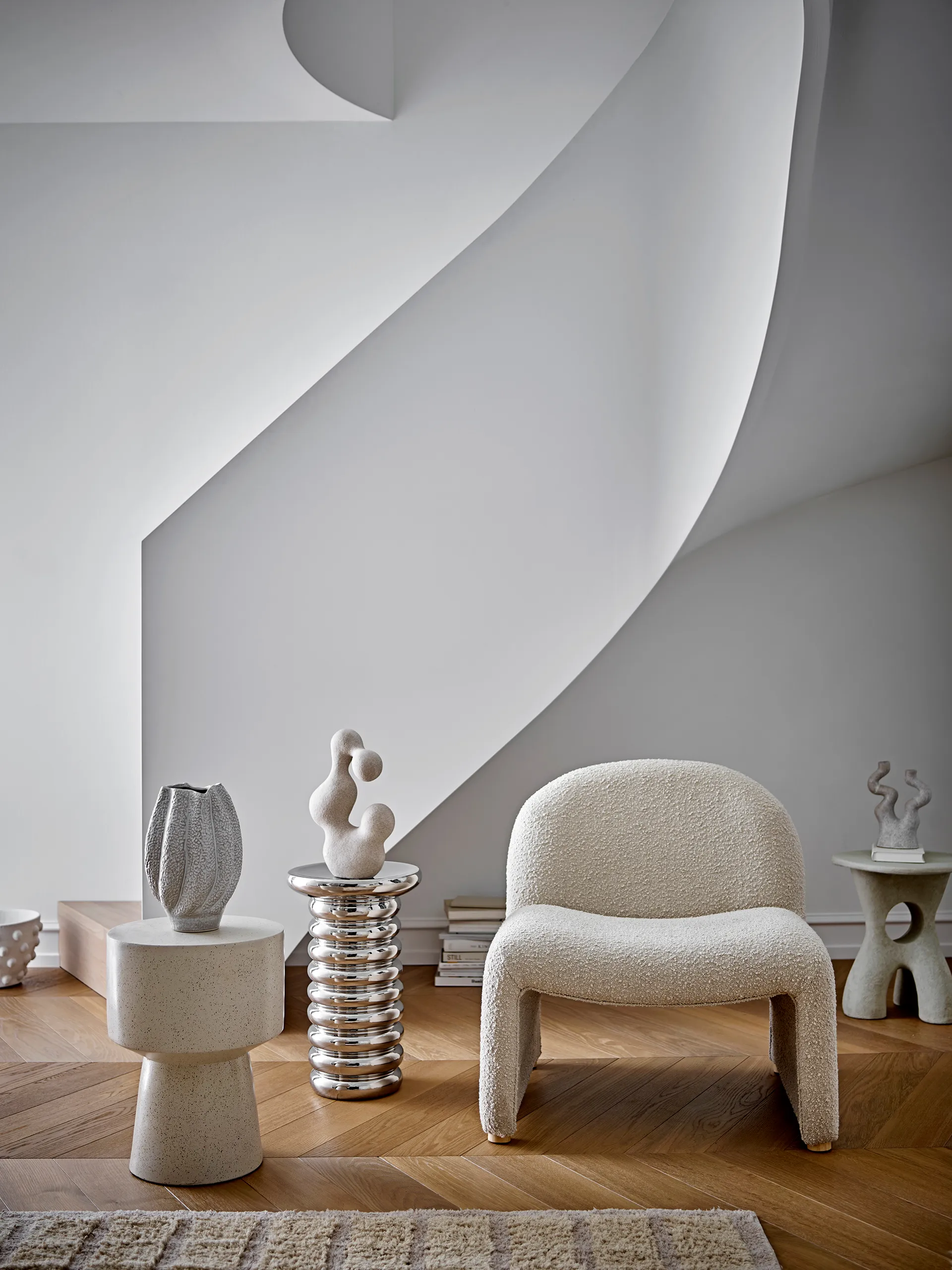 스파이크 사이드 테이블, Silver Bloomingville | 블루밍빌