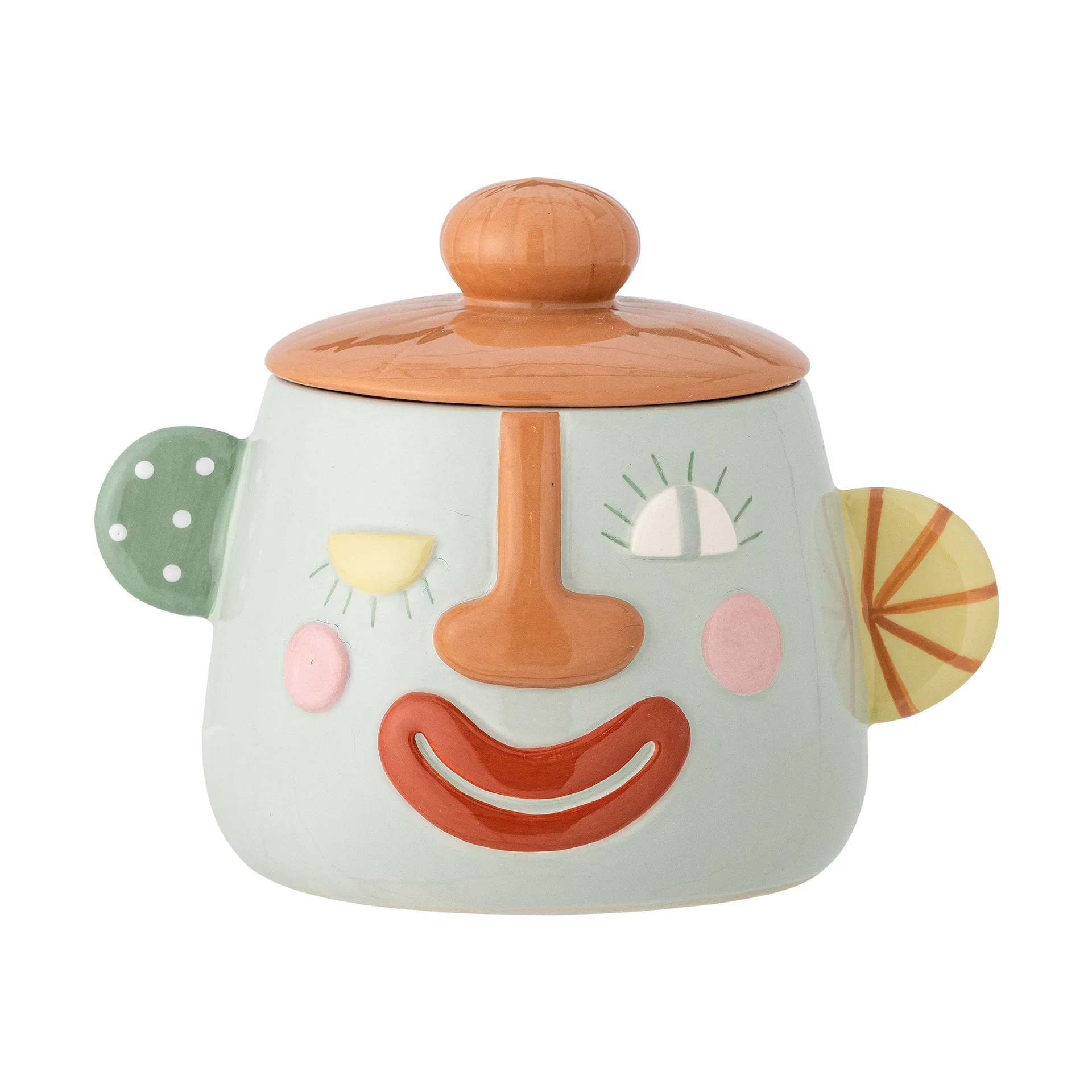 Sylvie 뚜껑이 달린 항아리 Ø12cm, Multi Bloomingville | 블루밍빌