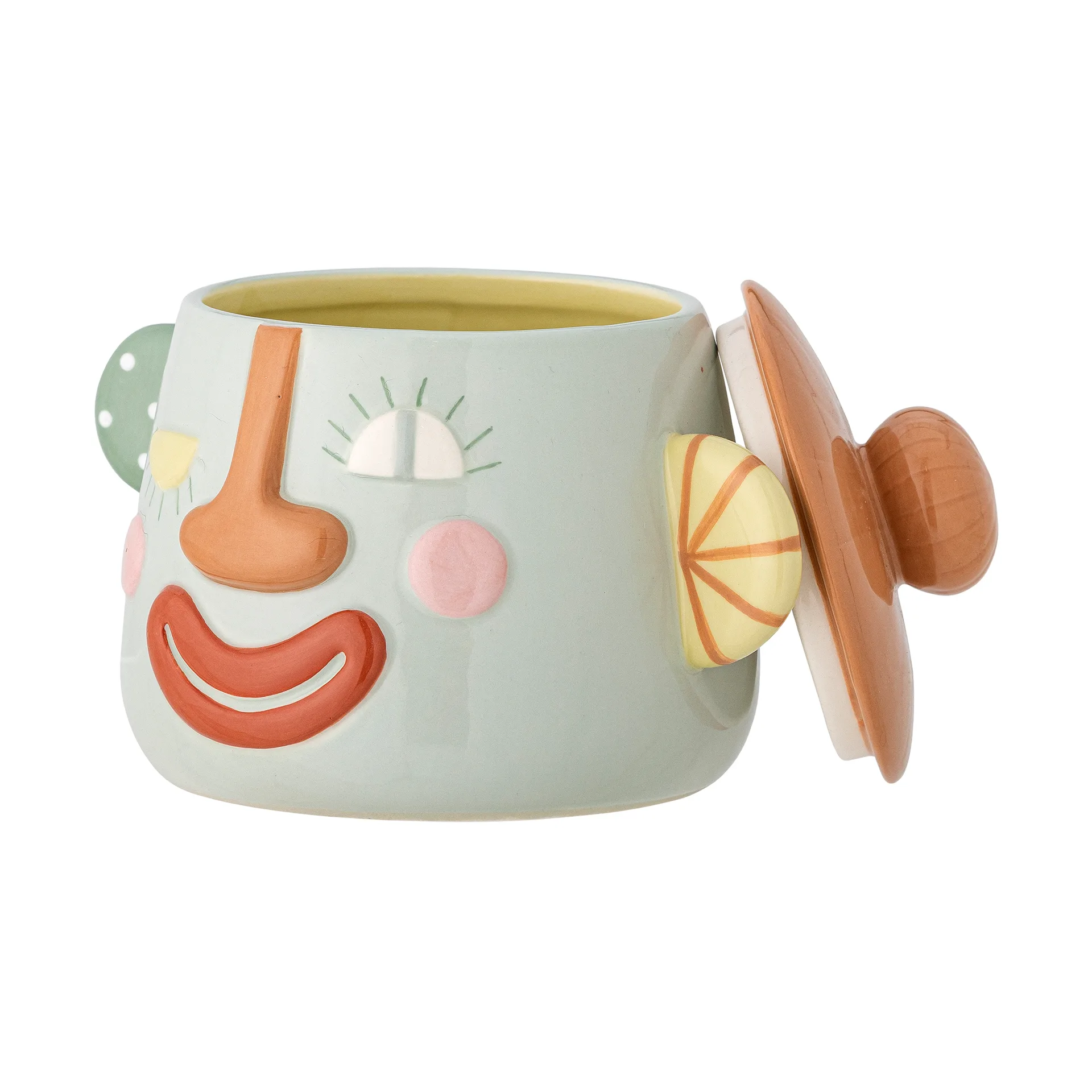 Sylvie 뚜껑이 달린 항아리 Ø12cm, Multi Bloomingville | 블루밍빌