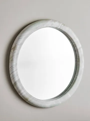 Vaka 벽 거울 - Nature, Ø50 cm - Bloomingville | 블루밍빌