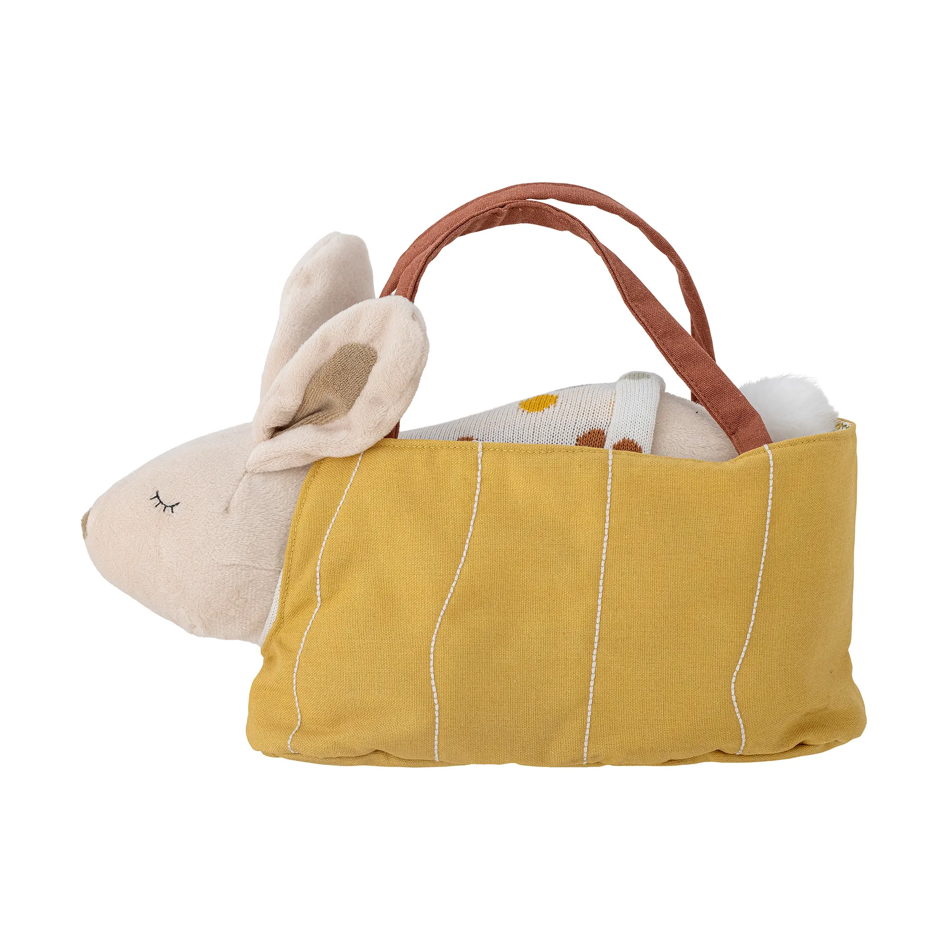 Villja 플러쉬 장난감 2 parts, White-yellow bunny Bloomingville | 블루밍빌