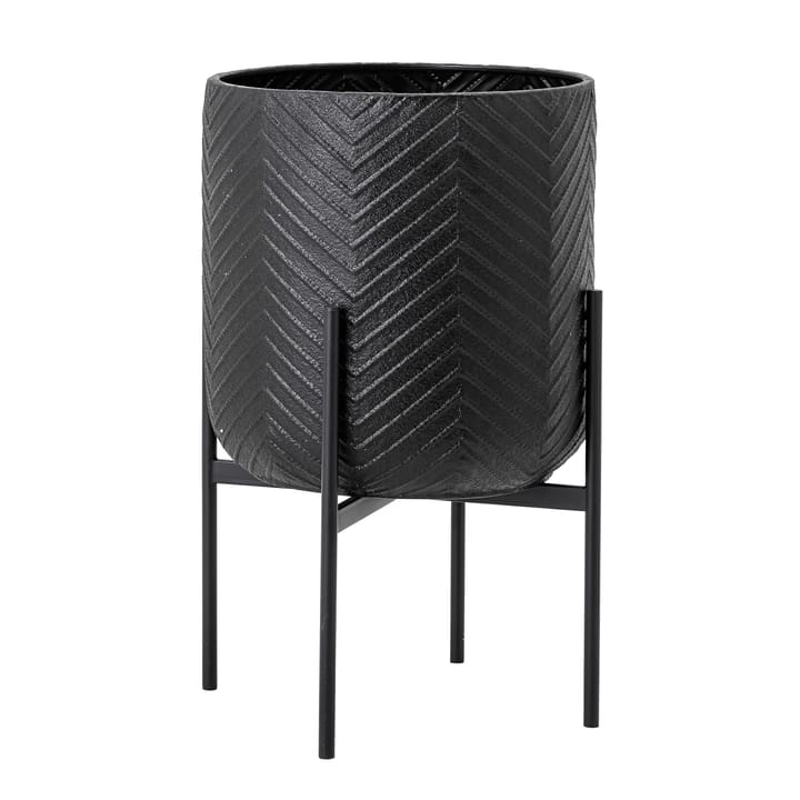 블루밍빌 플라워 팟 with base Ø39 cm - black - Bloomingville | 블루밍빌