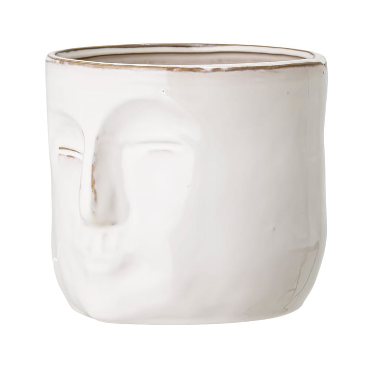 블루밍빌 화분 with face 16.5x18 cm - white - Bloomingville | 블루밍빌