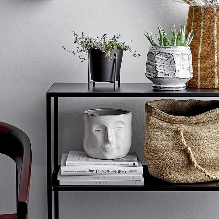 블루밍빌 화분 with face 16.5x18 cm - white - Bloomingville | 블루밍빌