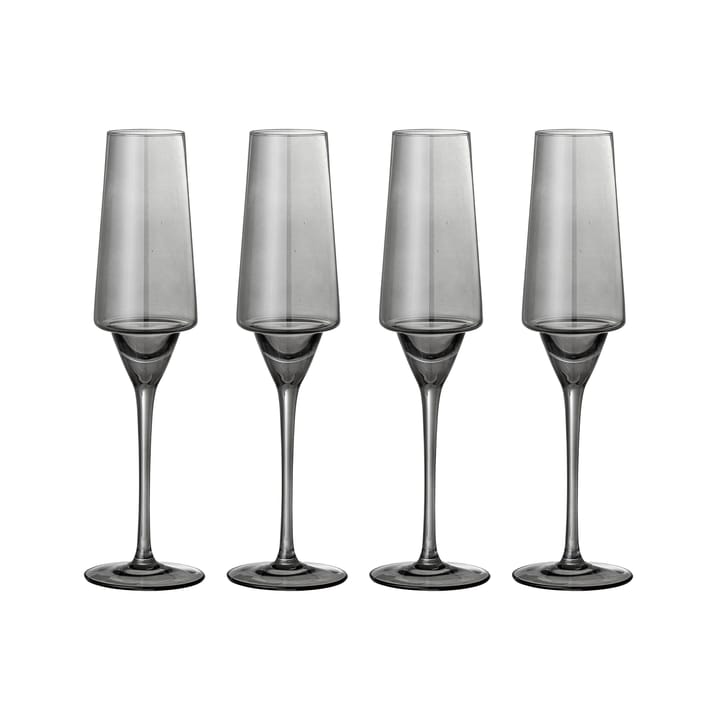 Yvette 샴페인 글래스 25 cl 4개 세트, grey Bloomingville | 블루밍빌