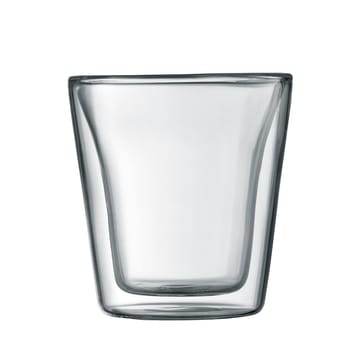 캔틴 더블월 유리컵 2개 세트 - 0.1 l - Bodum | 보덤