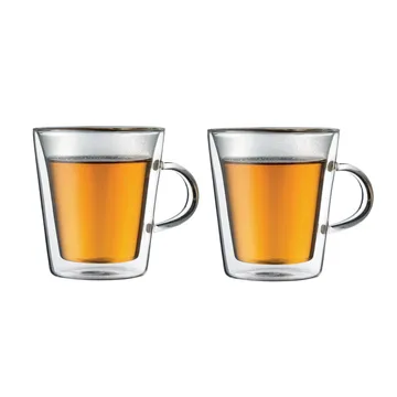 캔틴 더블월 유리컵 2개 세트 - 0.2 l - Bodum | 보덤