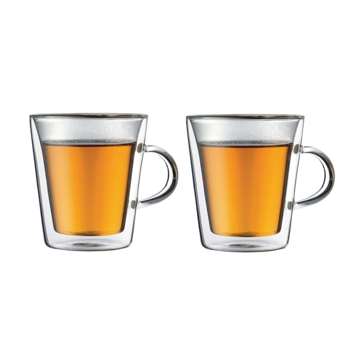 캔틴 더블월 유리컵 2개 세트 - 0.2 l - Bodum | 보덤