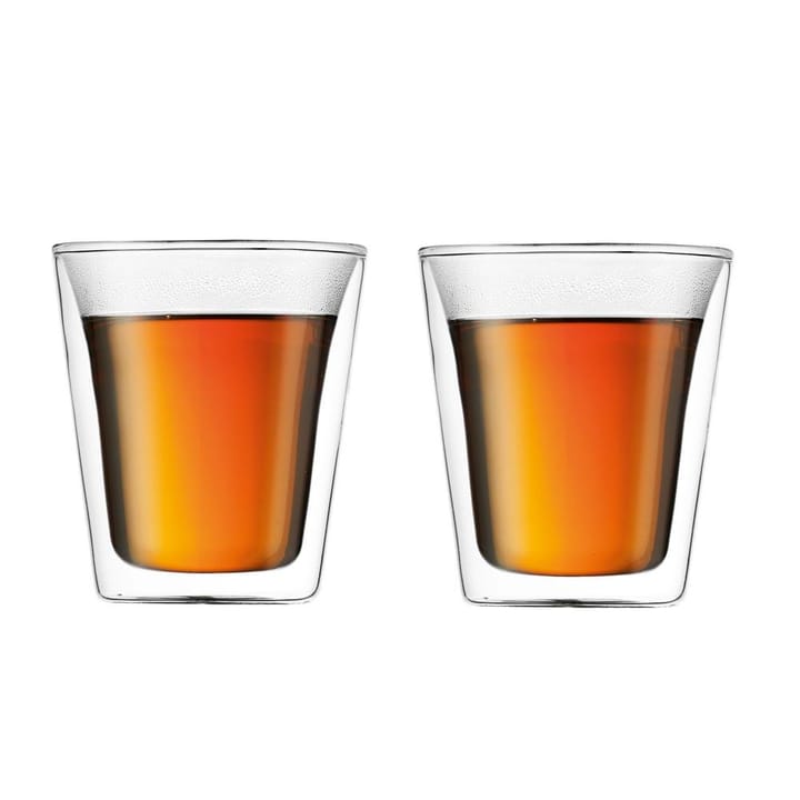 캔틴 더블월 유리컵 2개 세트 - 0.2 l - Bodum | 보덤