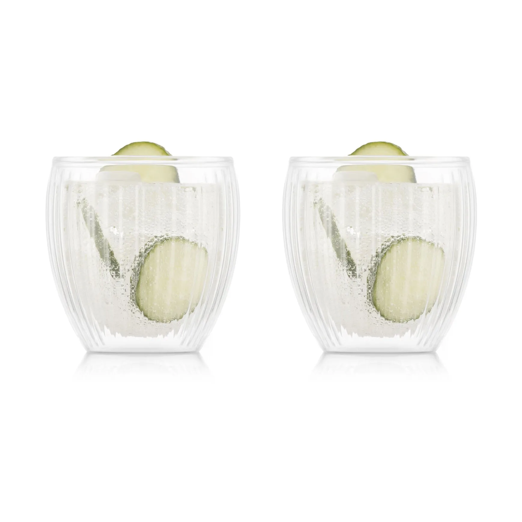 파비나 더블월 글래스 20 cl 2개 세트, Clear Bodum | 보덤