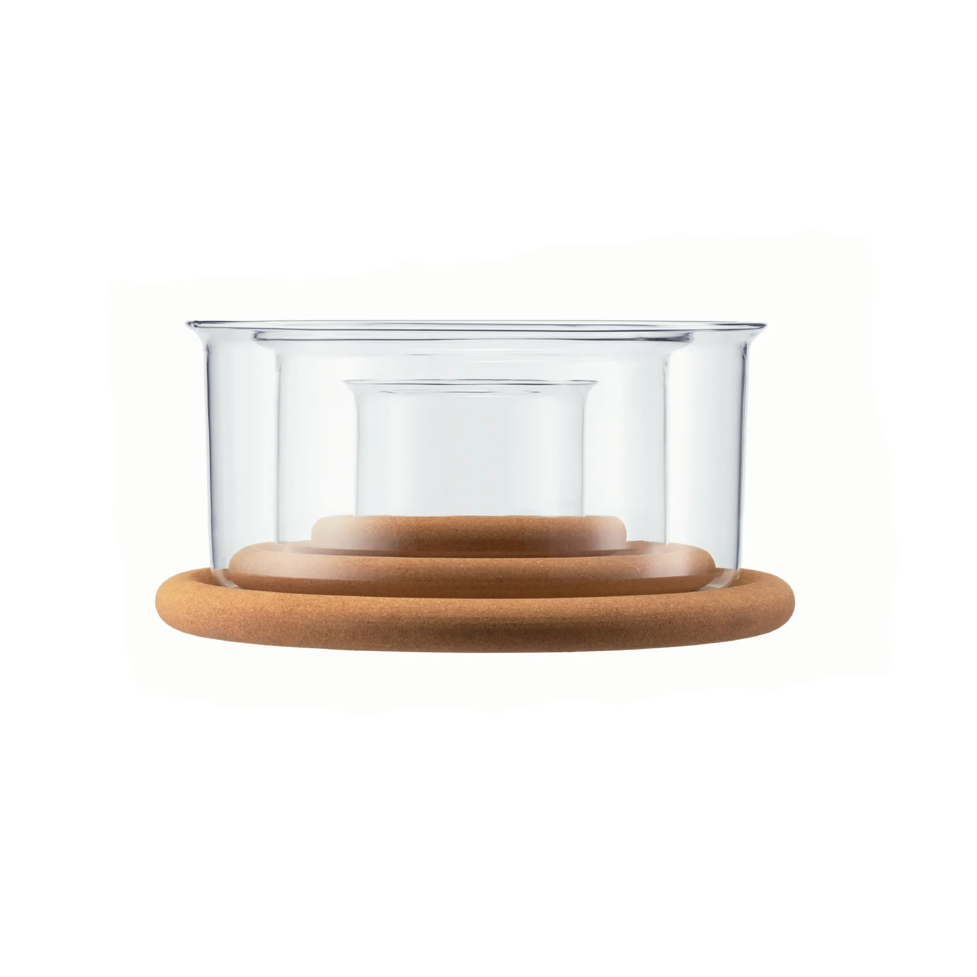 핫팟 보울 세트 & 코르크 덮개 3개 세트, Glas Bodum | 보덤