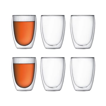 파비나 더블월 유리컵 6개 세트 - 0.35 l - Bodum | 보덤