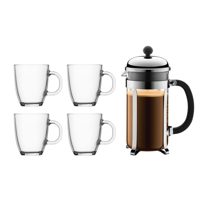 Cham테이블 커피 프레스 1 l & 컵 - 5 pieces - Bodum | 보덤