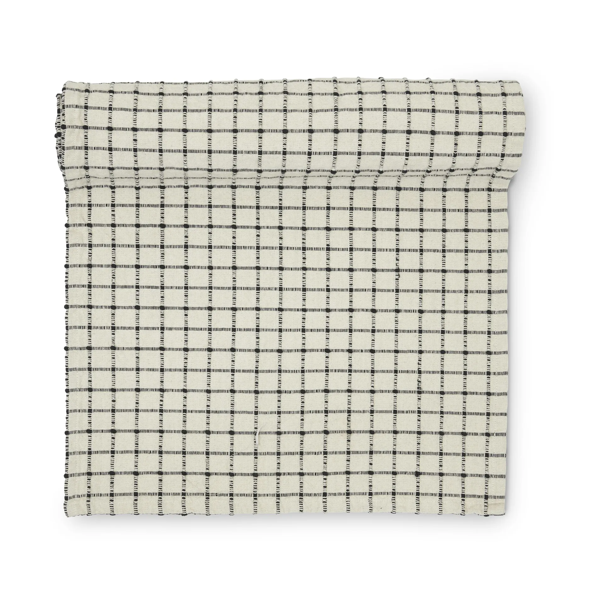 누어 테이블 러너 40x160 cm, Black-Off white Boel & Jan | 보엘앤얀