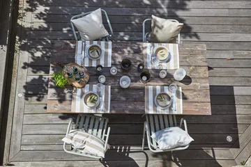 아웃도어 스트라이프 베개 커버 40x60 cm - Beige - Boel & Jan | 보엘앤얀