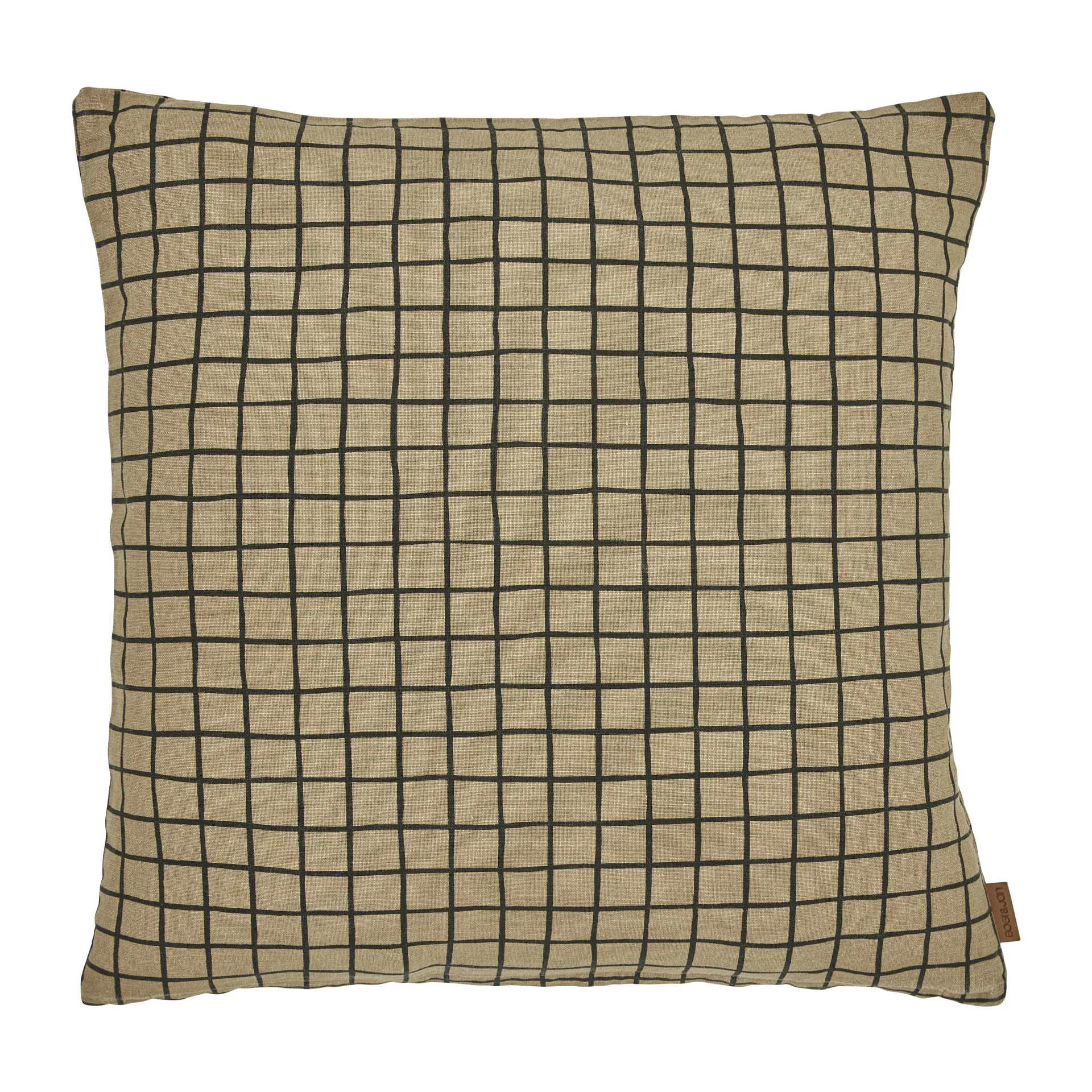 토프타 체크 쿠션 커버 45x45 cm, Brown Boel & Jan | 보엘앤얀