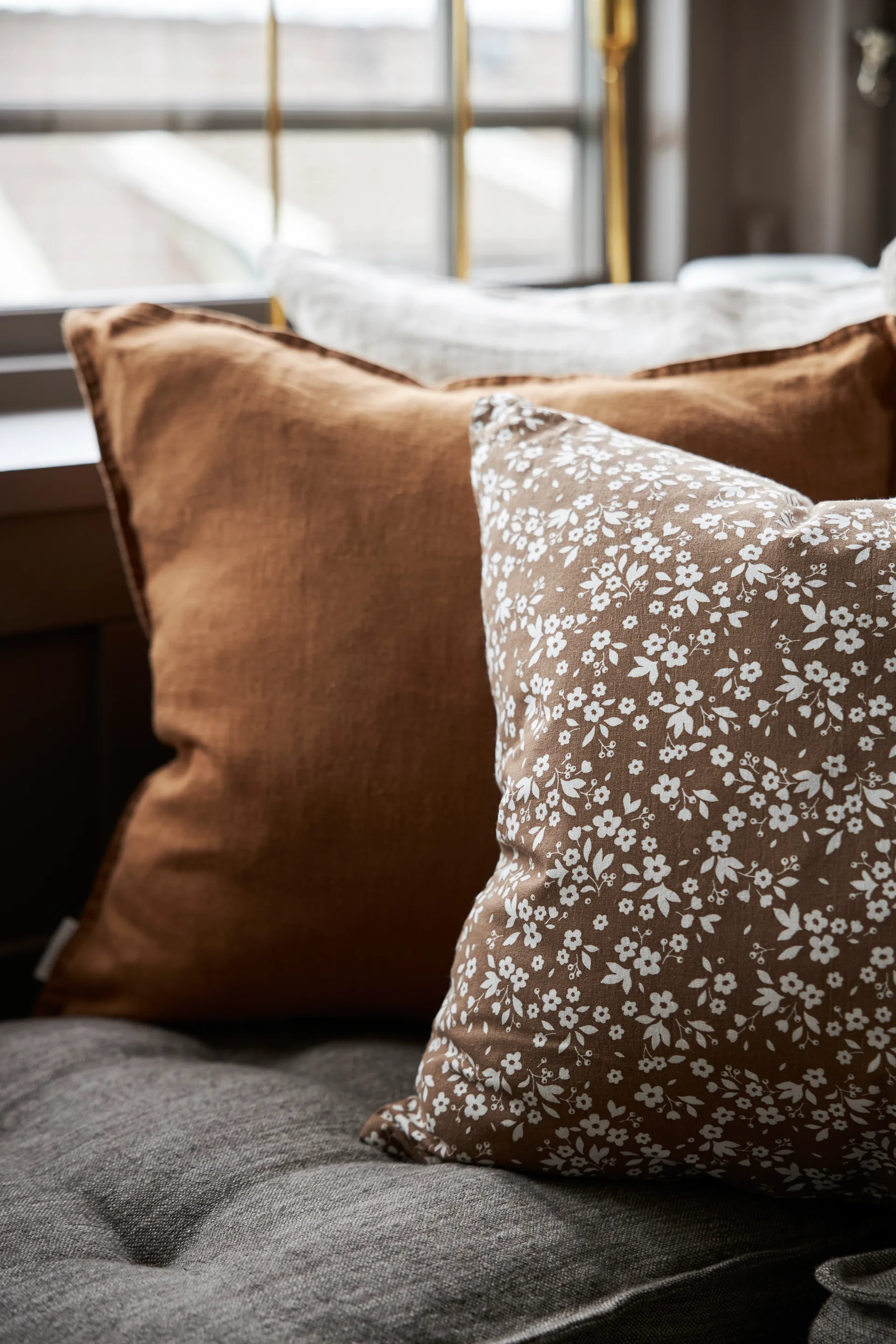 사비나 베개커버 45x45 cm, Light brown Boel & Jan | 보엘앤얀