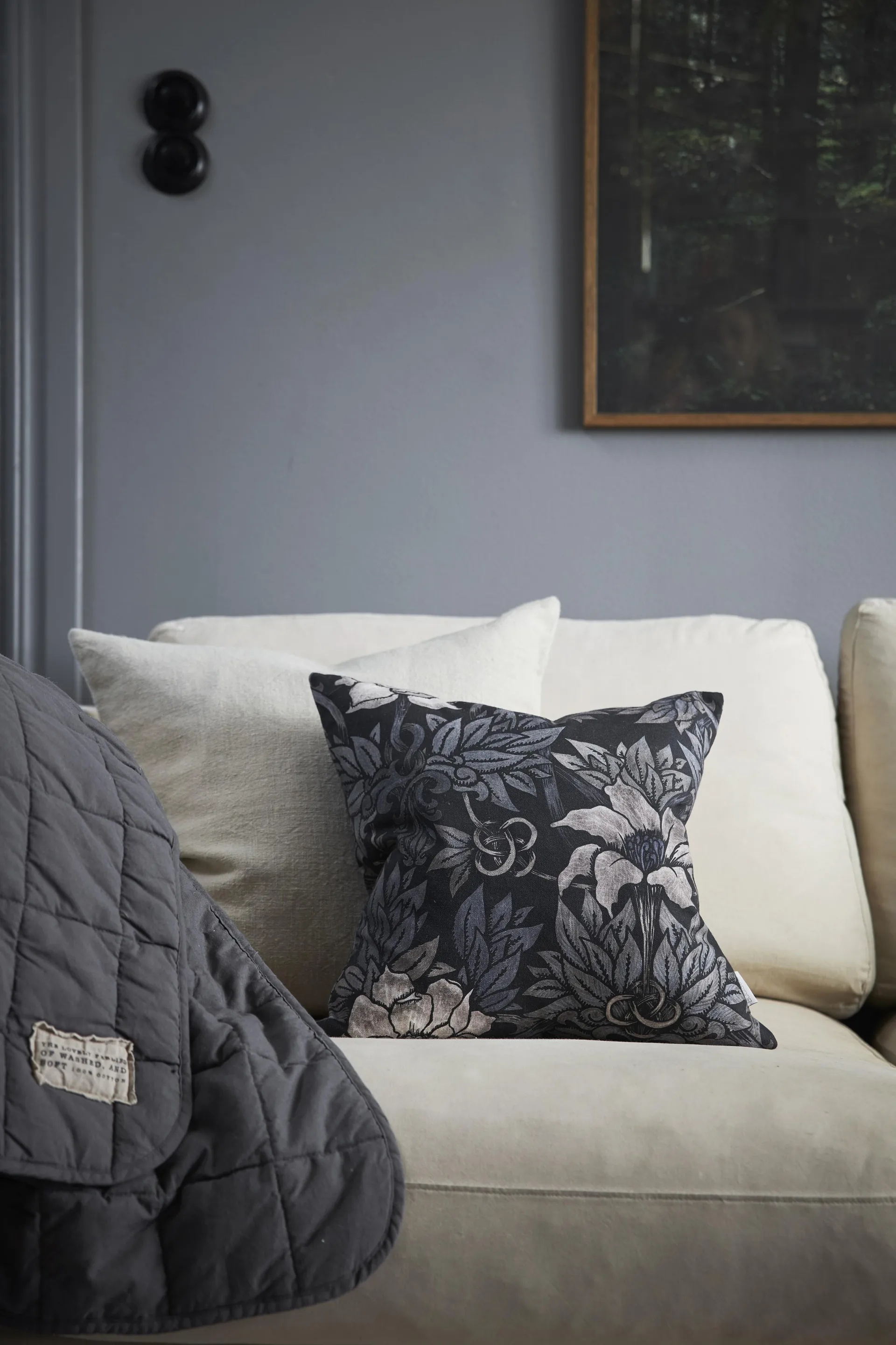 루푸스 베개커버 50x50 cm, Beige Boel & Jan | 보엘앤얀