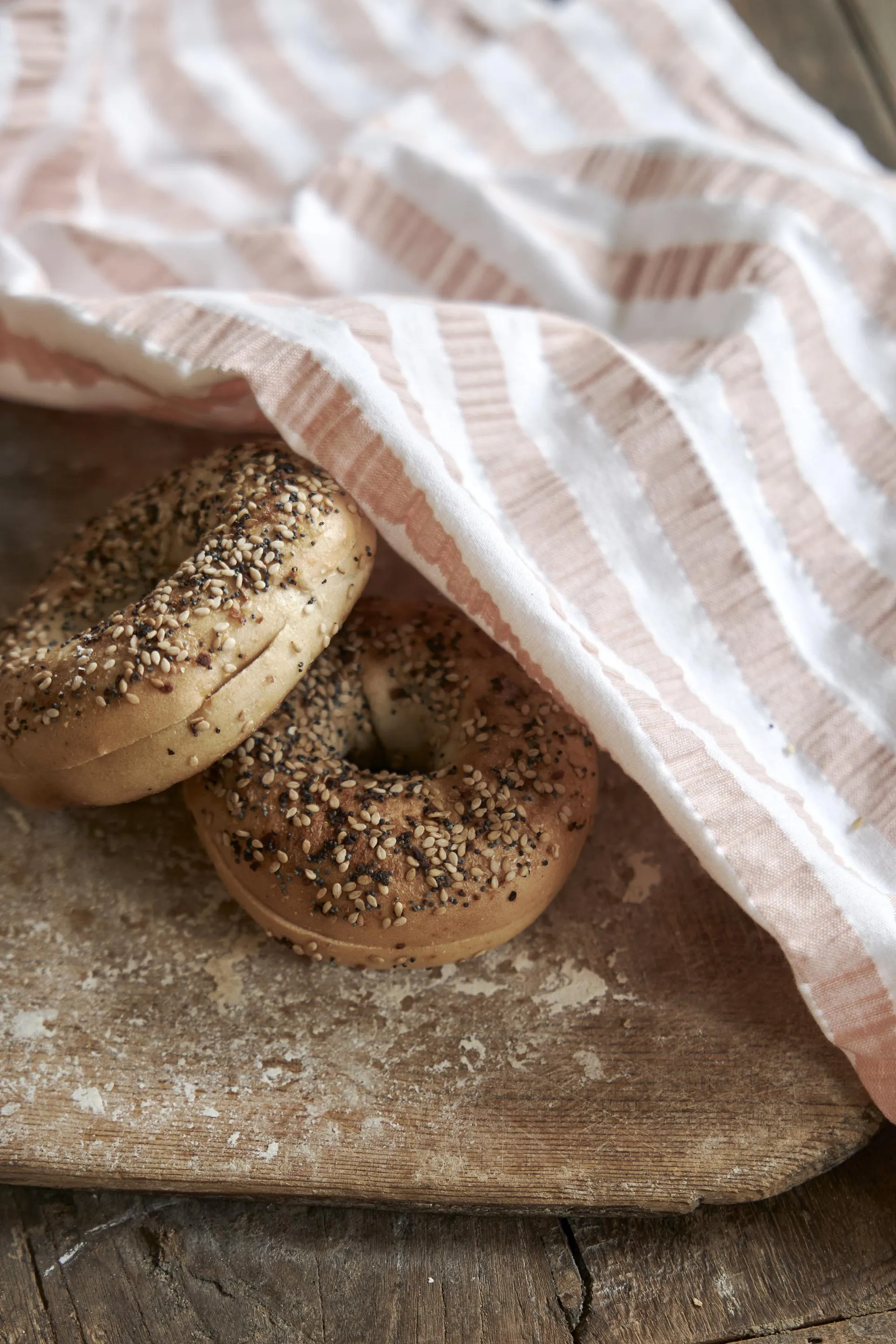 앨리나 주방 타월 50x70 cm, Pink-white Boel & Jan | 보엘앤얀