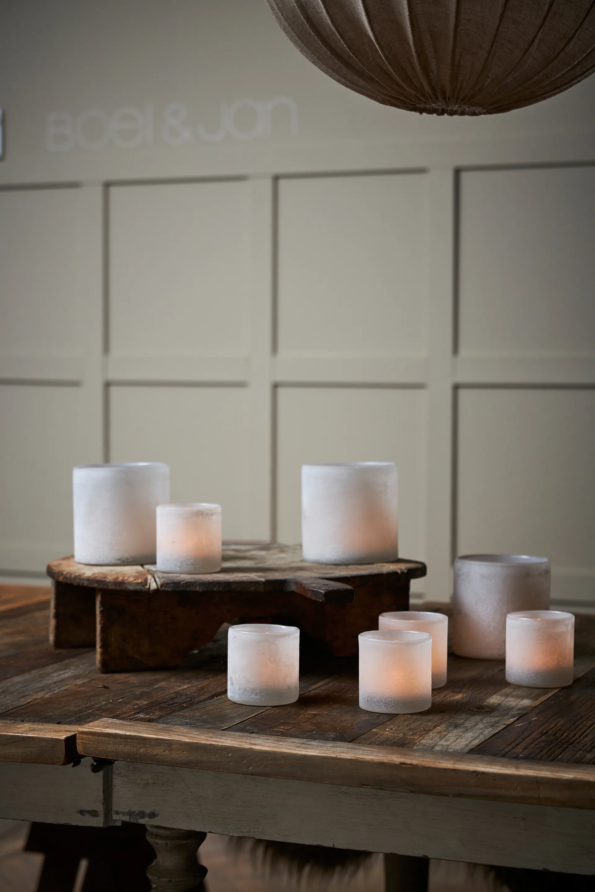 Bungenas 캔들홀더 Ø12.5 cm, White Boel & Jan | 보엘앤얀