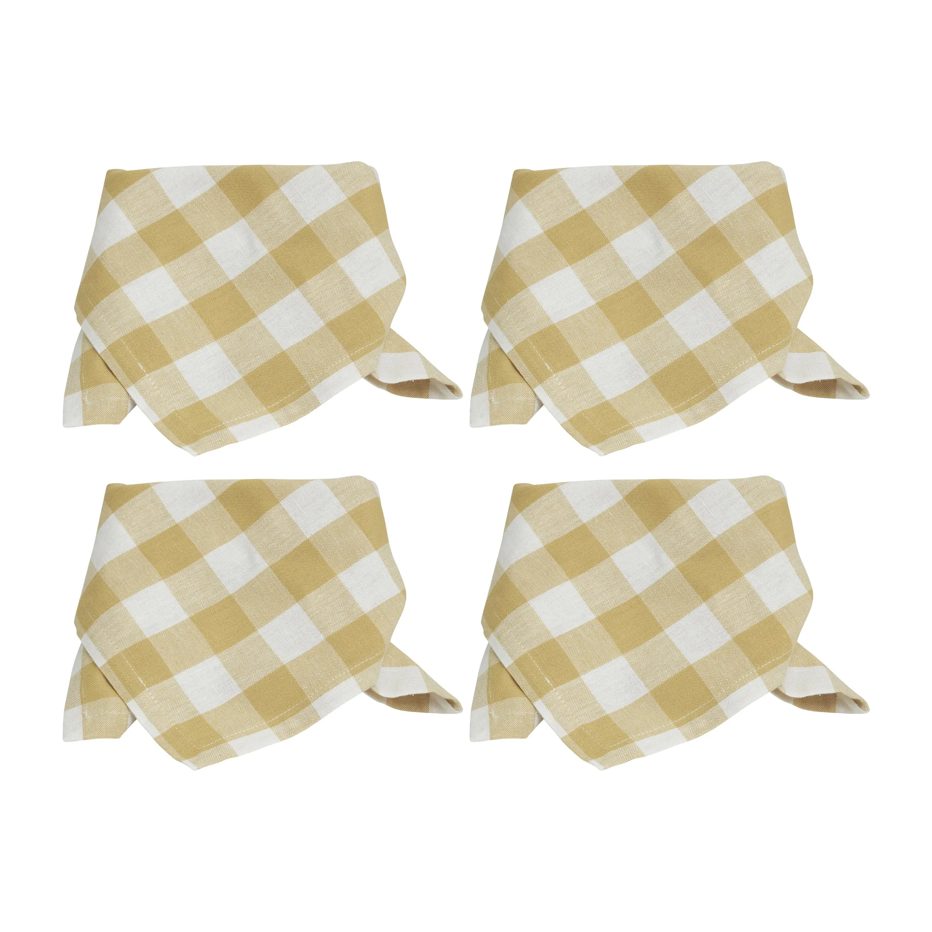 Grete 냅킨 40x40 cm 4개 세트, Yellow Boel & Jan | 보엘앤얀