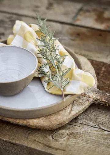 Grete 냅킨 40x40 cm 4개 세트 - Yellow - Boel & Jan | 보엘앤얀