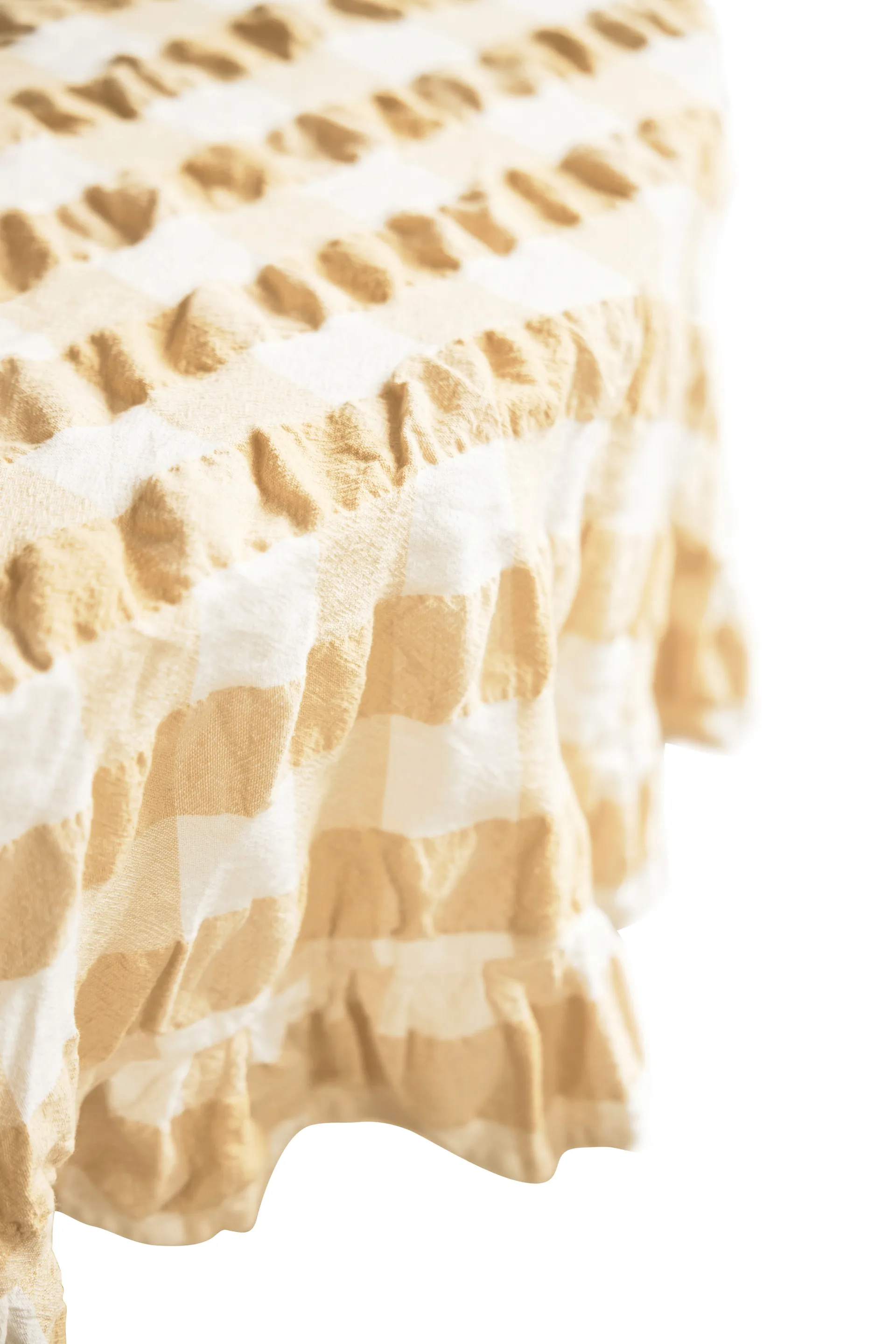 Kullavik 테이블 클로스 Ø170 cm, Yellow-white Boel & Jan | 보엘앤얀