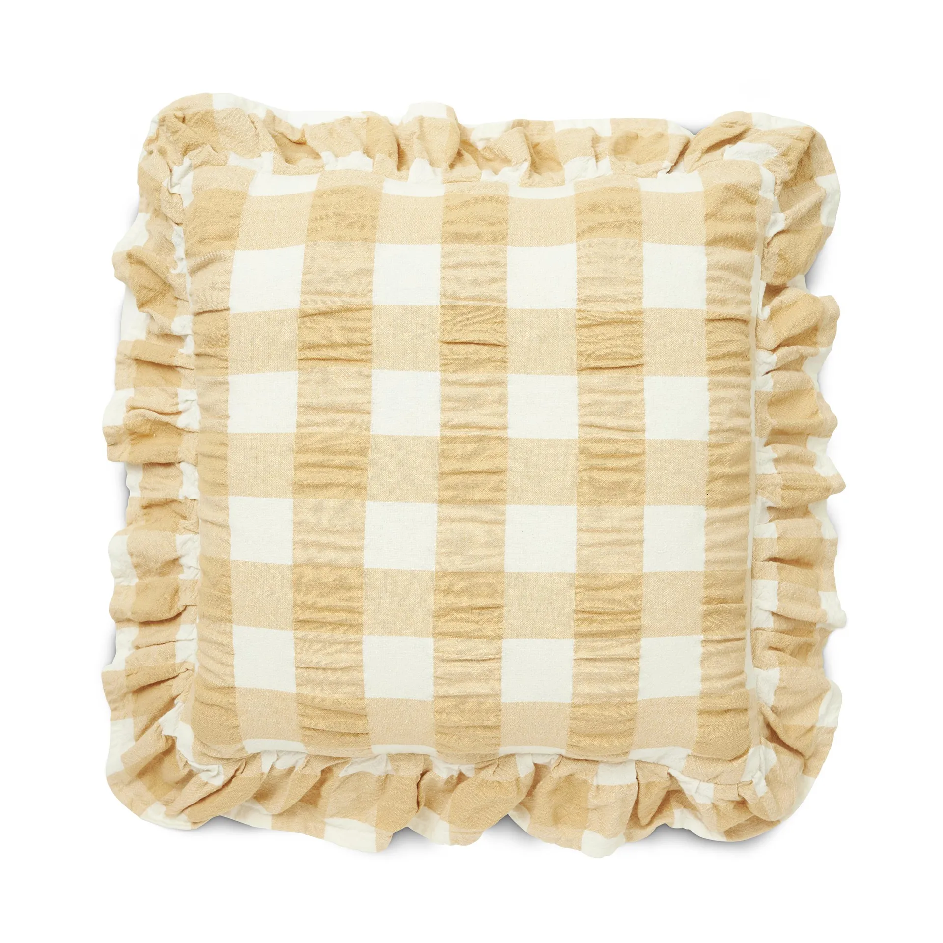 Kullavik 쿠션 커버 45x45 cm, Yellow-white Boel & Jan | 보엘앤얀