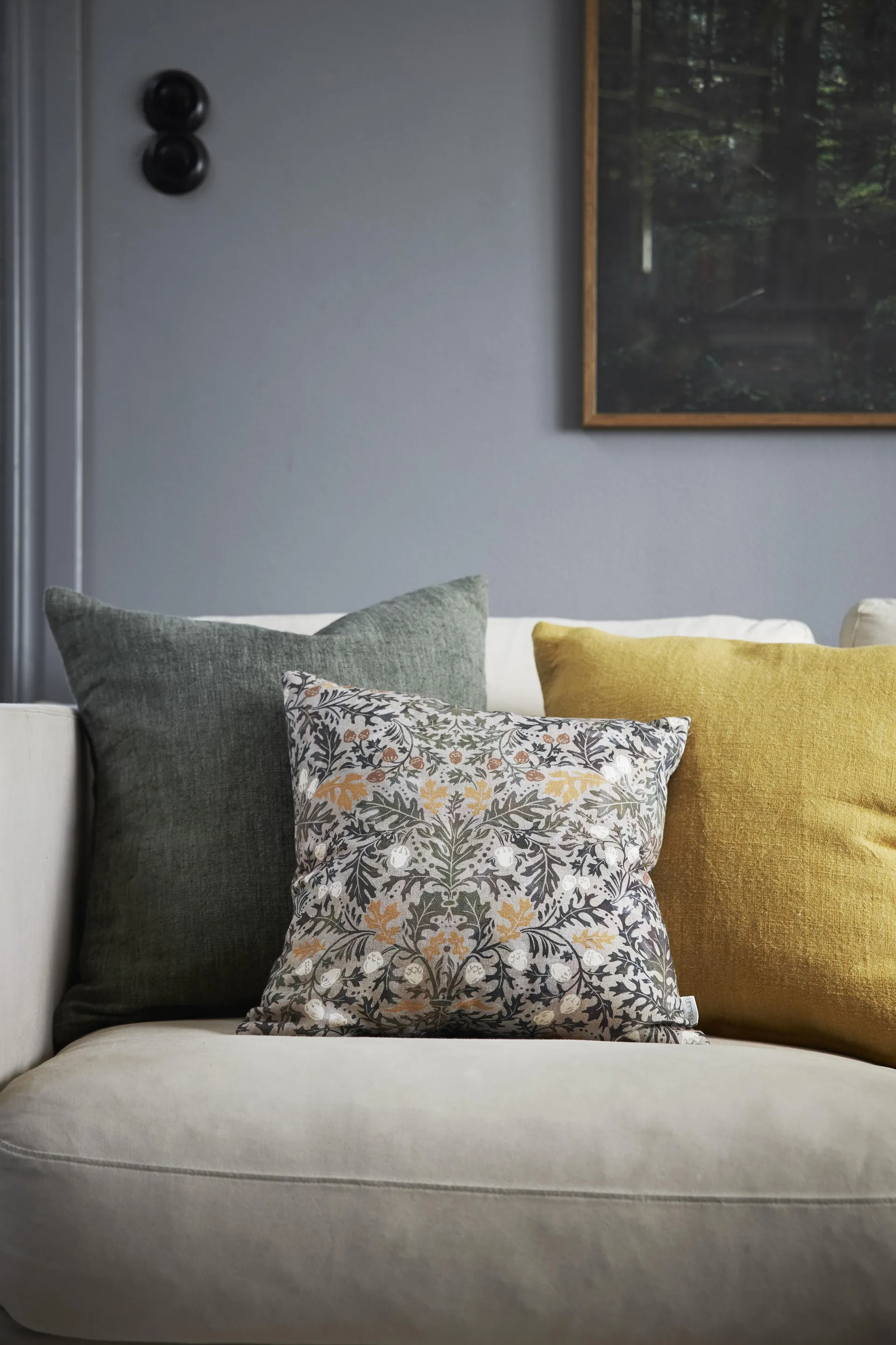 Kville 베개커버 45x45 cm, Multi Boel & Jan | 보엘앤얀