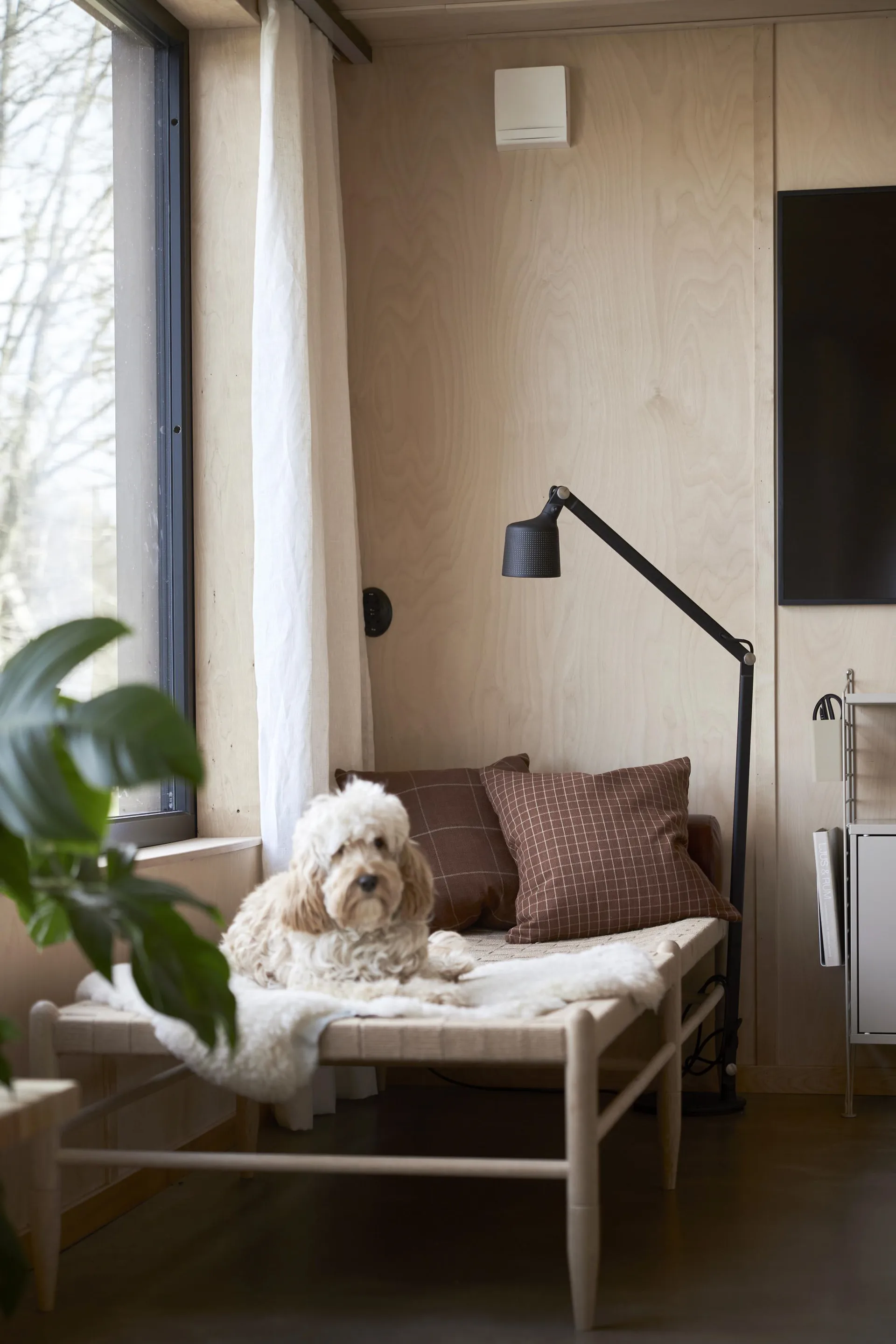 Lunnevik 스몰 쿠션 커버 코튼 45x45 cm, Brown Boel & Jan | 보엘앤얀