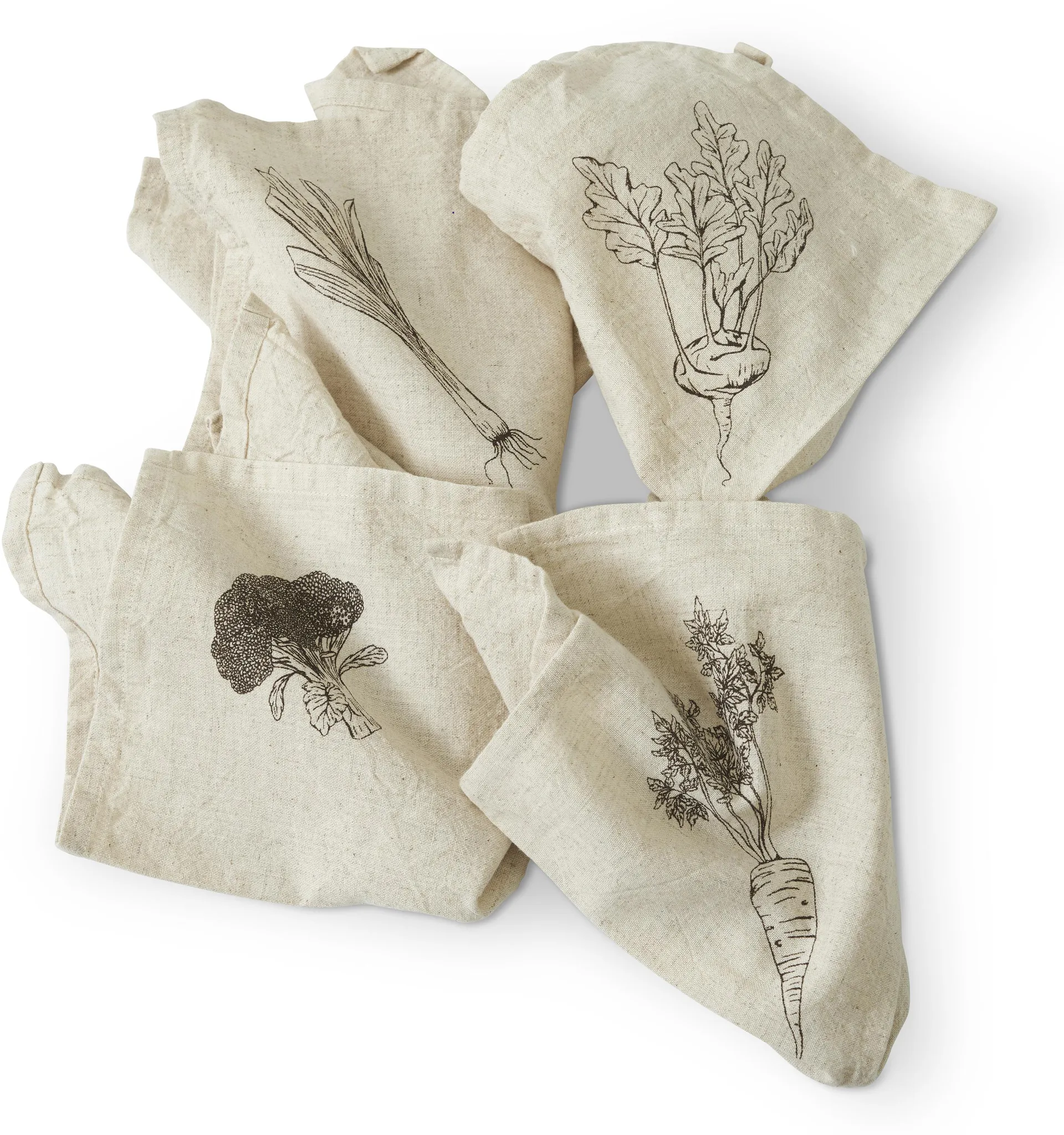 Odla 냅킨 40x40 cm 4개 세트, Beige-brown Boel & Jan | 보엘앤얀