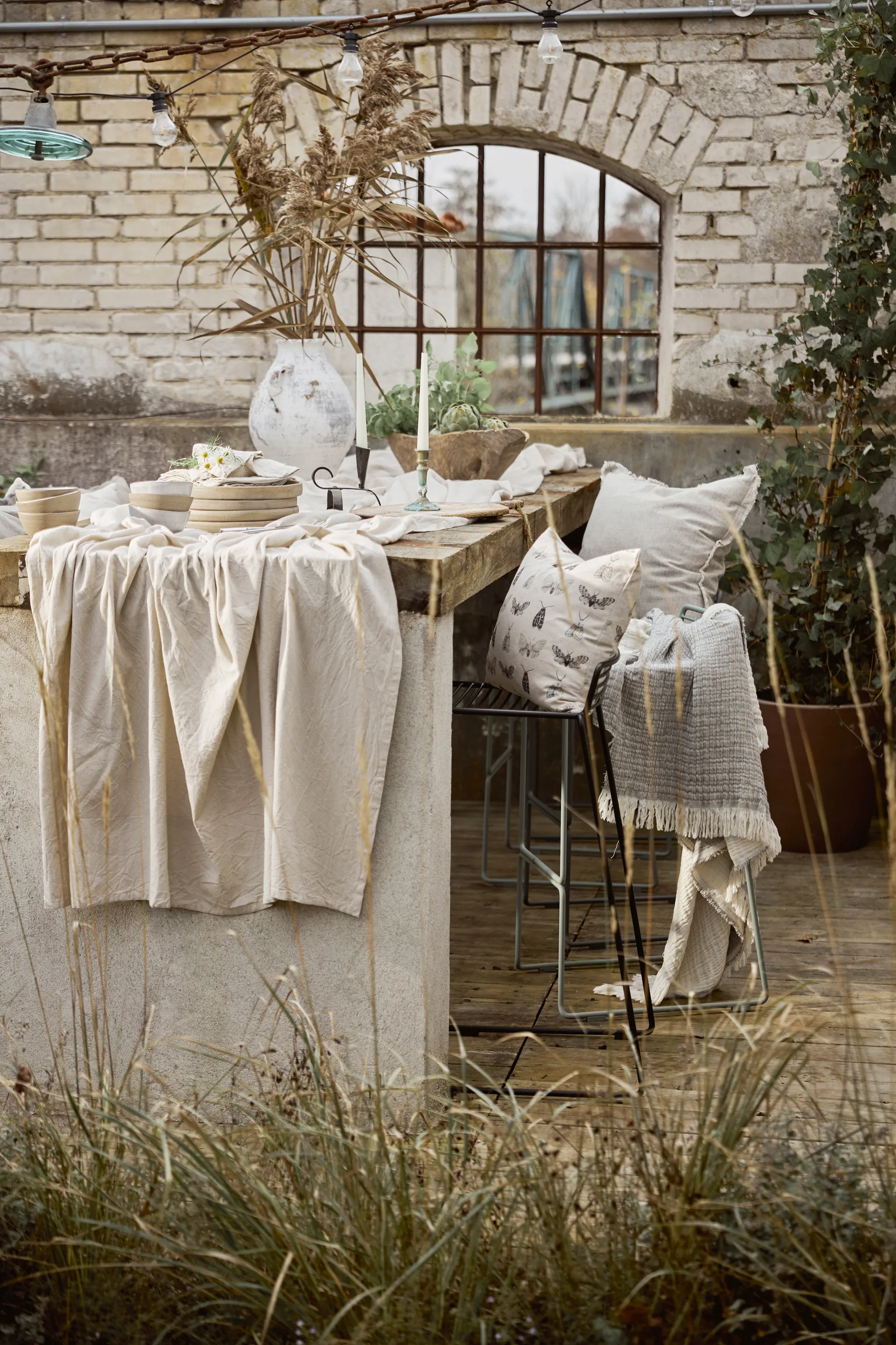 Samos 스로우 120x150 cm, Grey Boel & Jan | 보엘앤얀