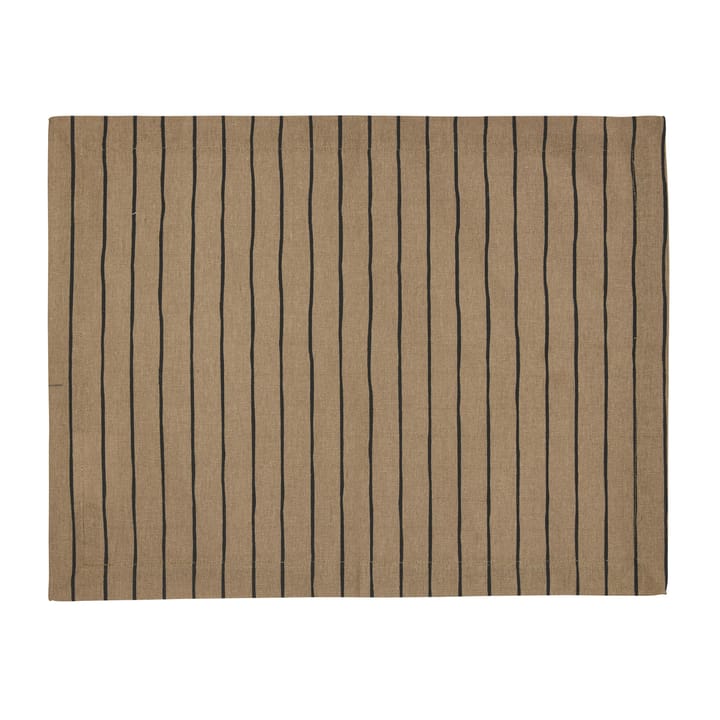 Tofta 스트라이프 테이블매트 35x45 cm - Brown - Boel & Jan | 보엘앤얀
