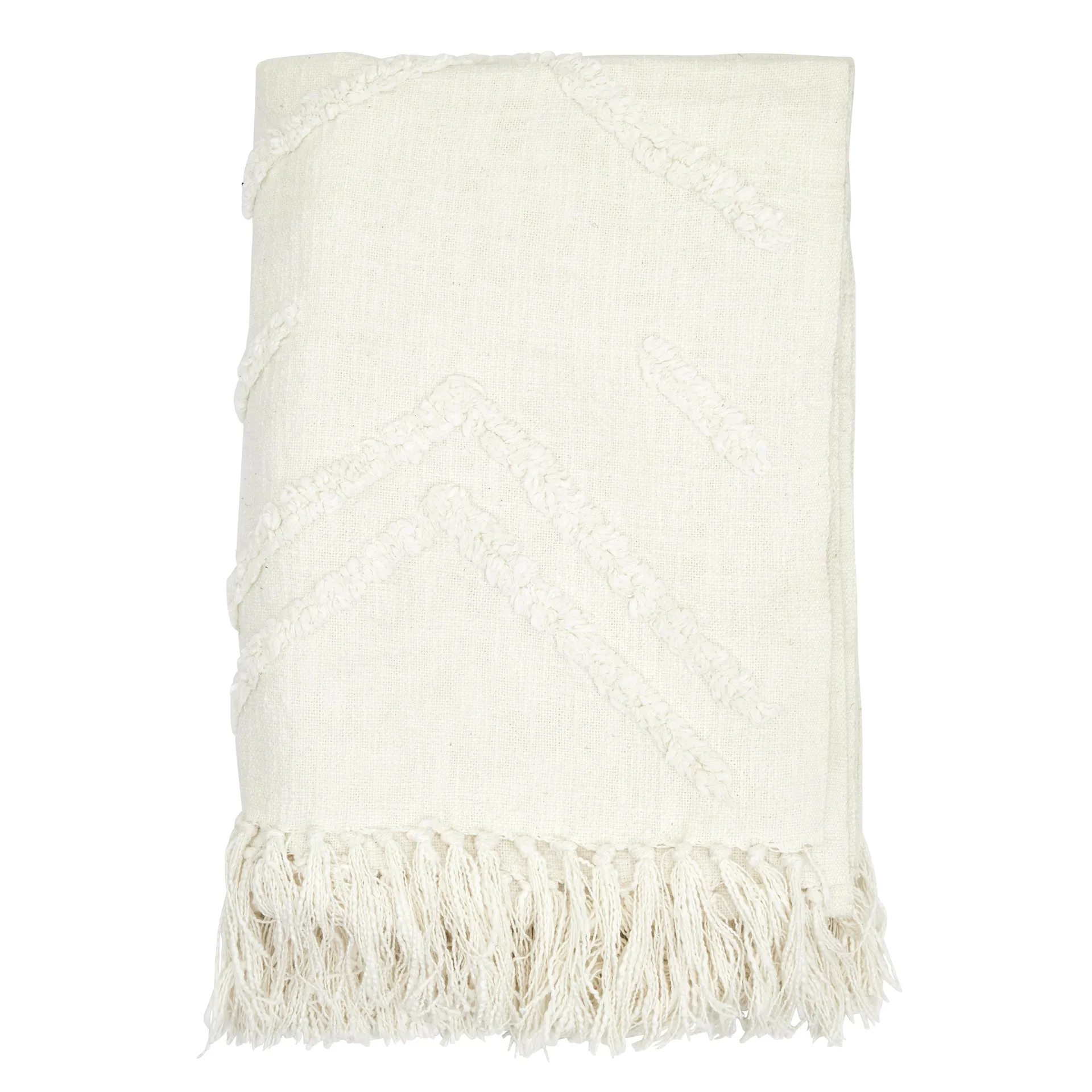 Tovhult 코튼 스로우 130x170 cm, Offwhite Boel & Jan | 보엘앤얀