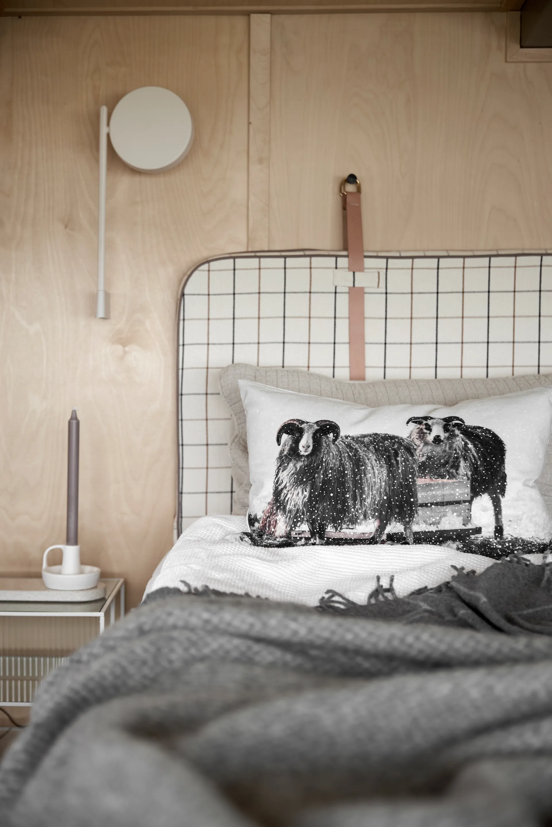 Walter 울 스로우 120x150 cm, Grey Boel & Jan | 보엘앤얀