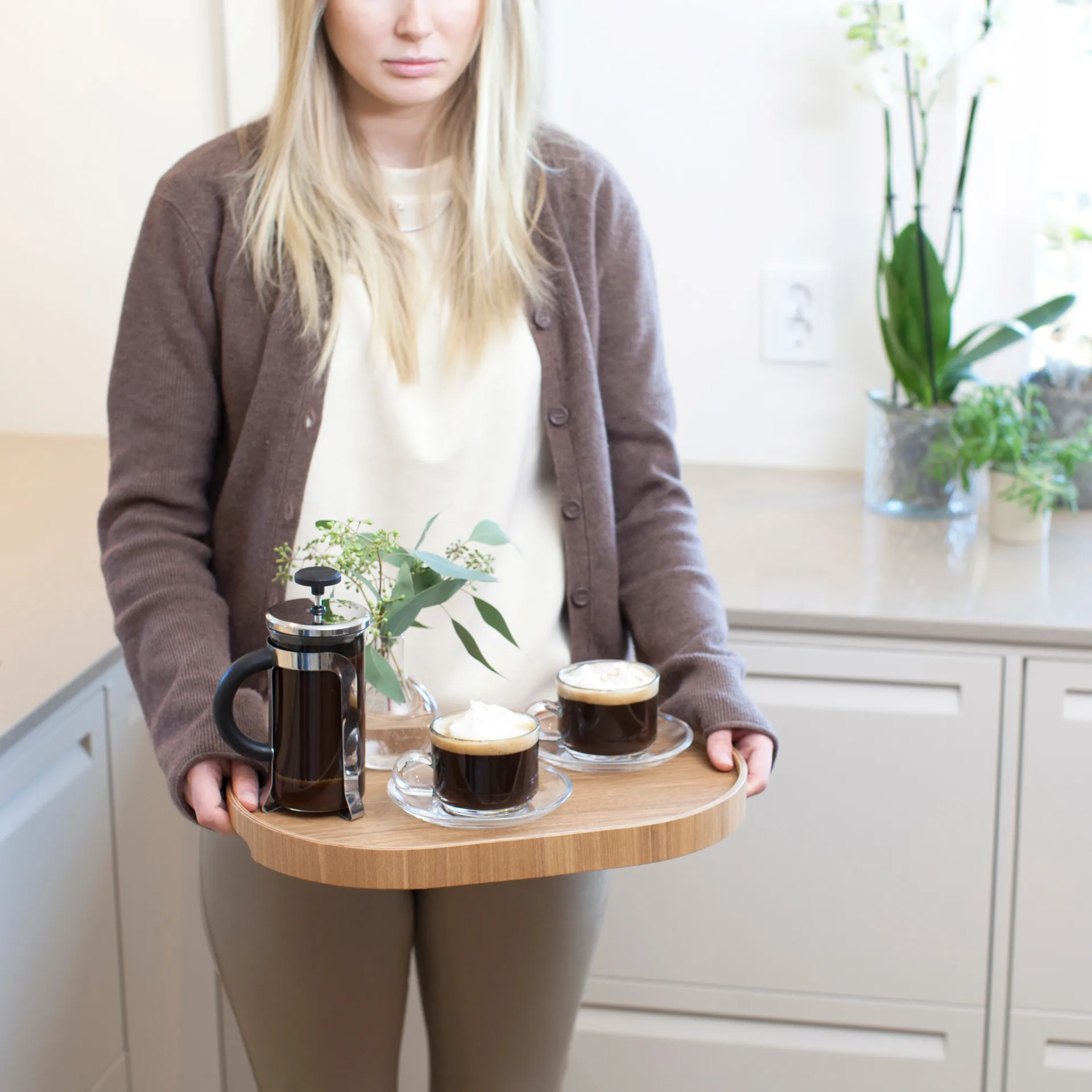 서빙 트레이 커블린 미듐 26x39 cm, willow Bosign | 보사인