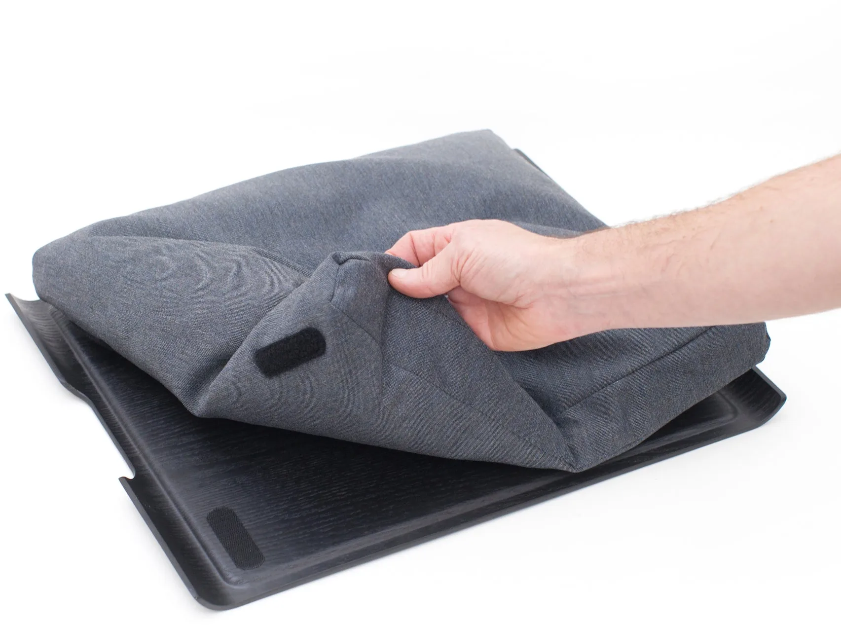 랩트레이 논슬립 46x38 cm, Black willow-grey Bosign | 보사인