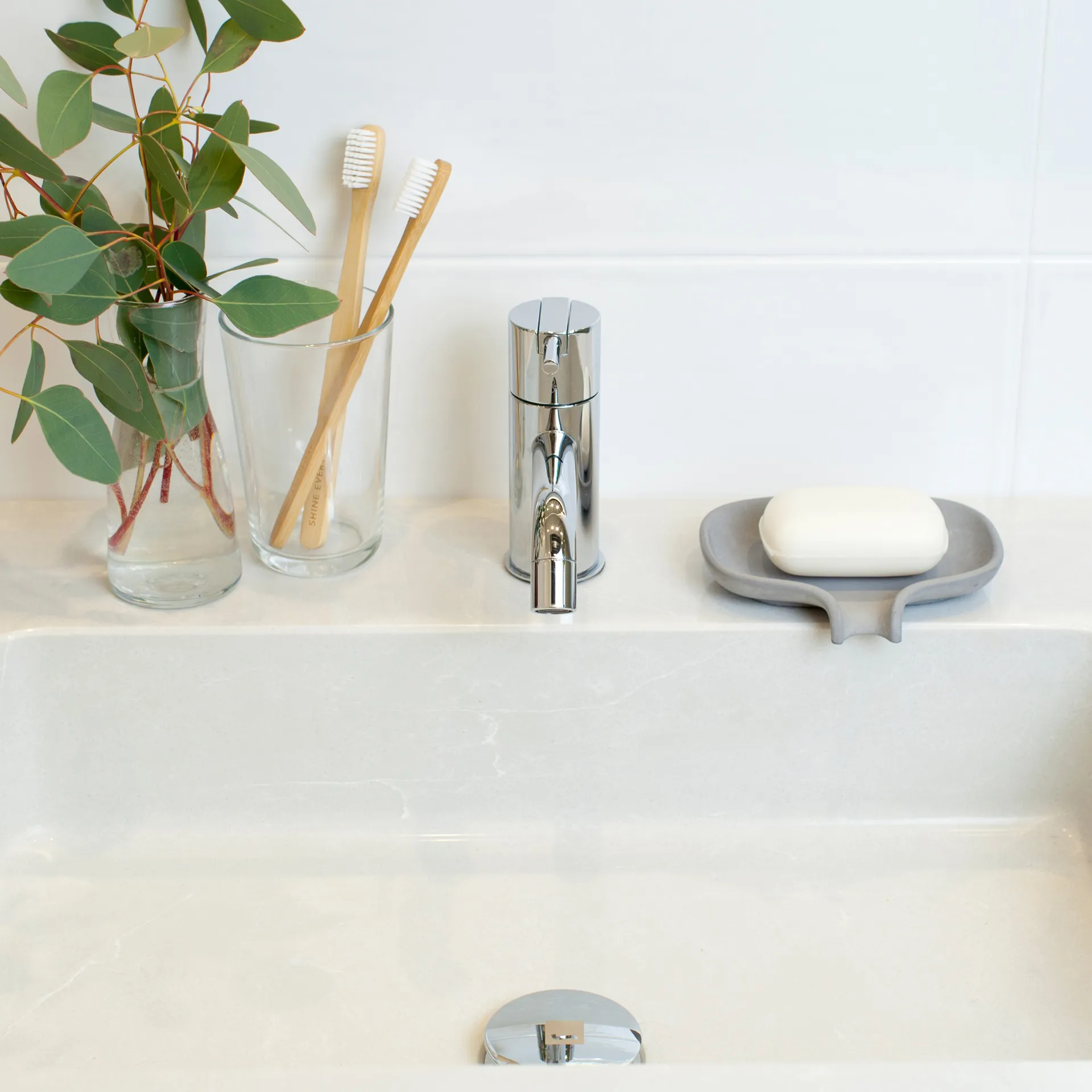 소프 세이버 플로우 소프 디시 드레인 스파우트 콘크리트, Grey Bosign | 보사인