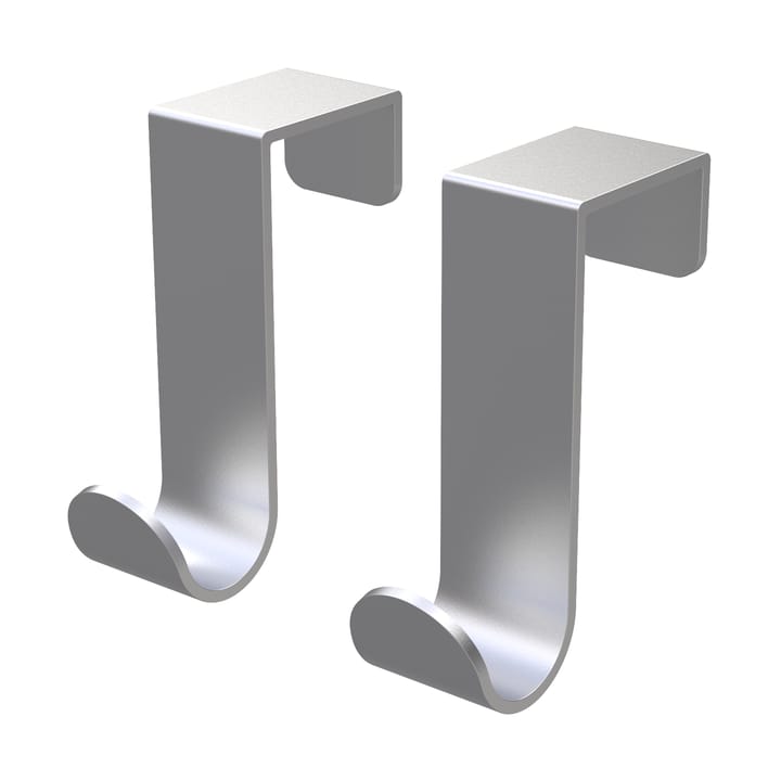 보사인 심플 J-후크 2개 세트 - Brushed steel - Bosign | 보사인
